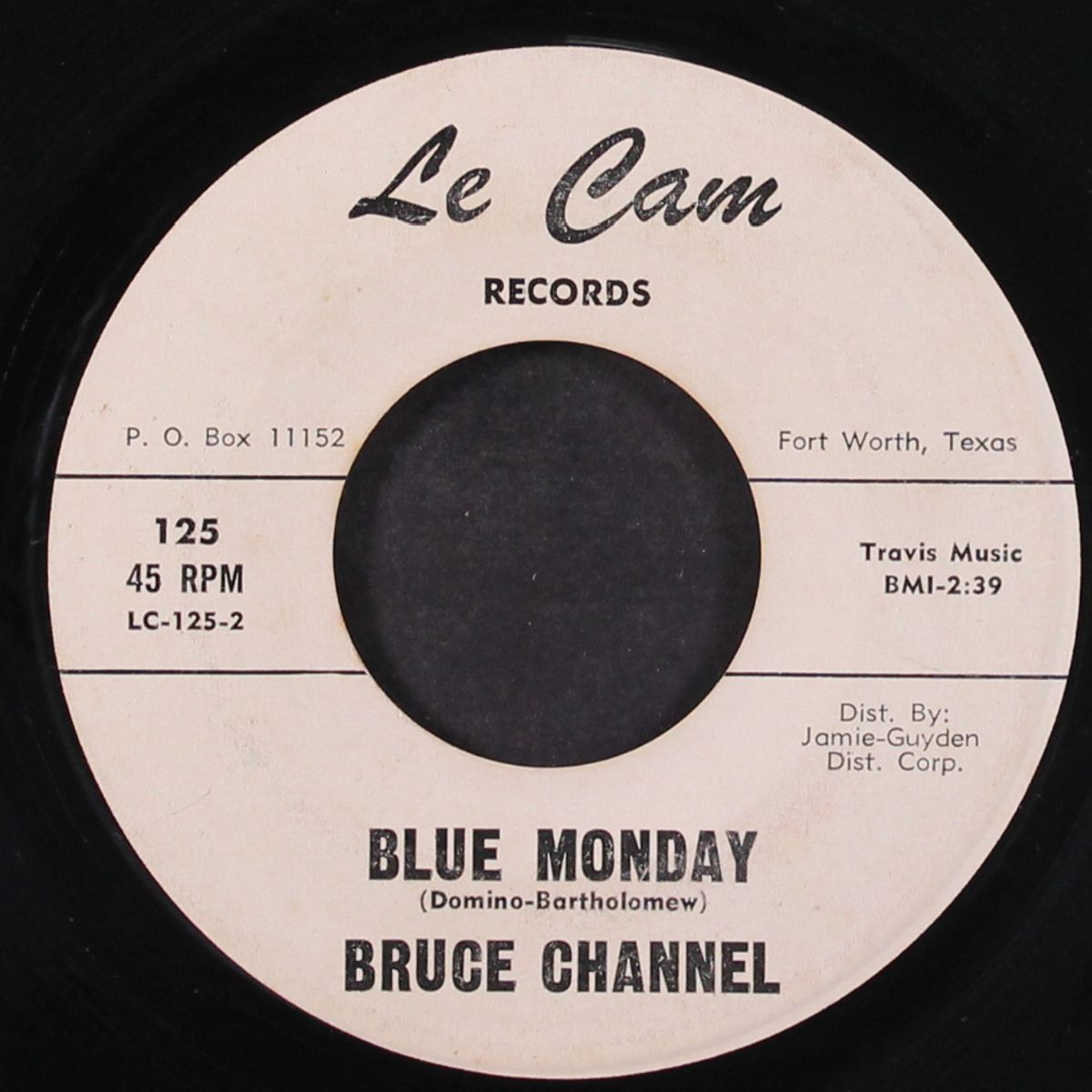 my baby / blue monday by BRUCE CHANNEL