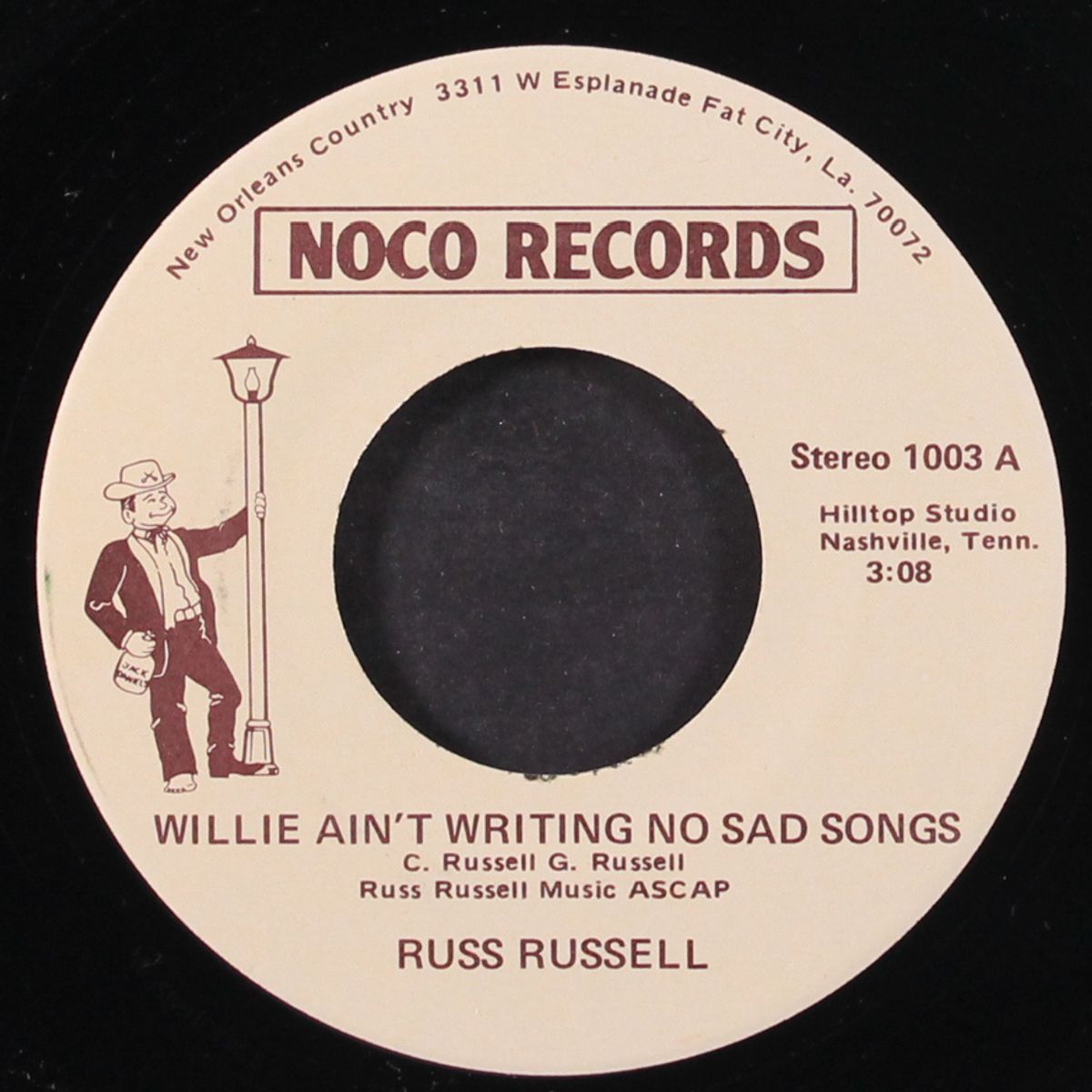 baby can you rock and roll / willie ain't writing no sad songs by RUSS RUSSELL