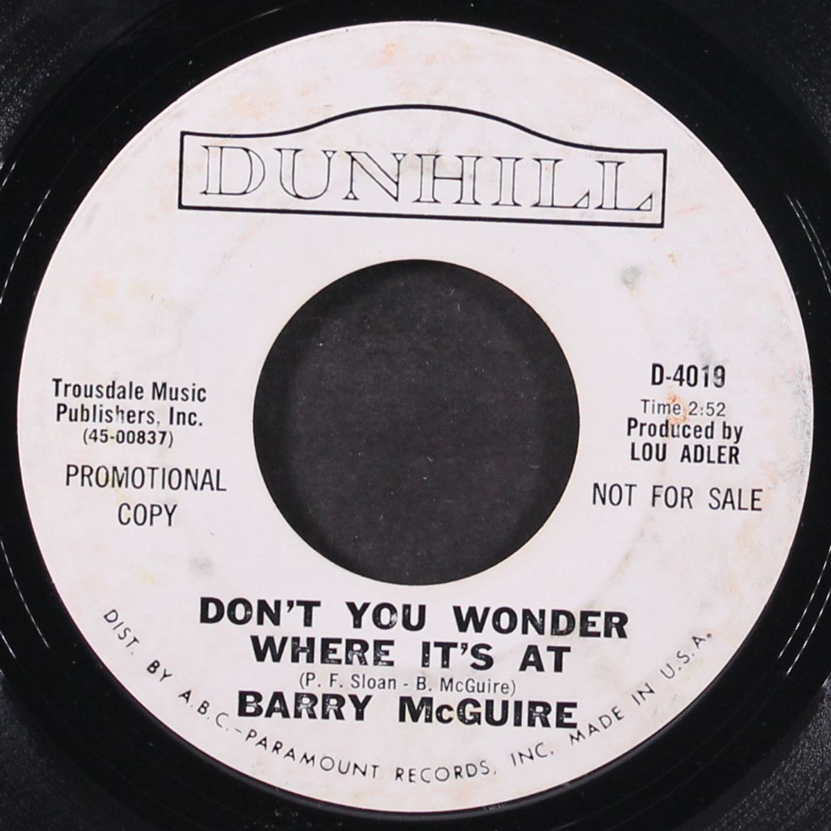 this precious time by BARRY MCGUIRE