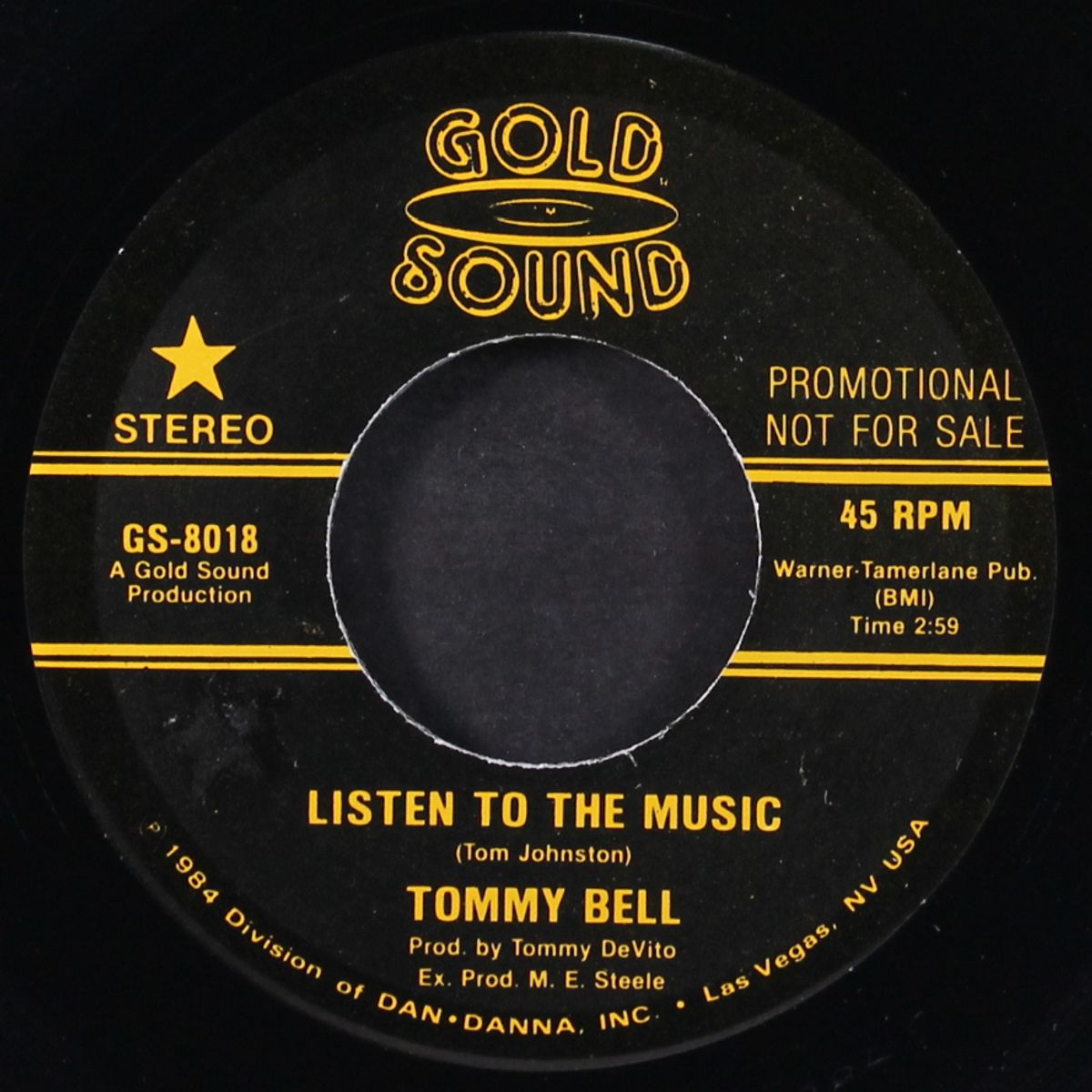 listen to the music by TOMMY BELL