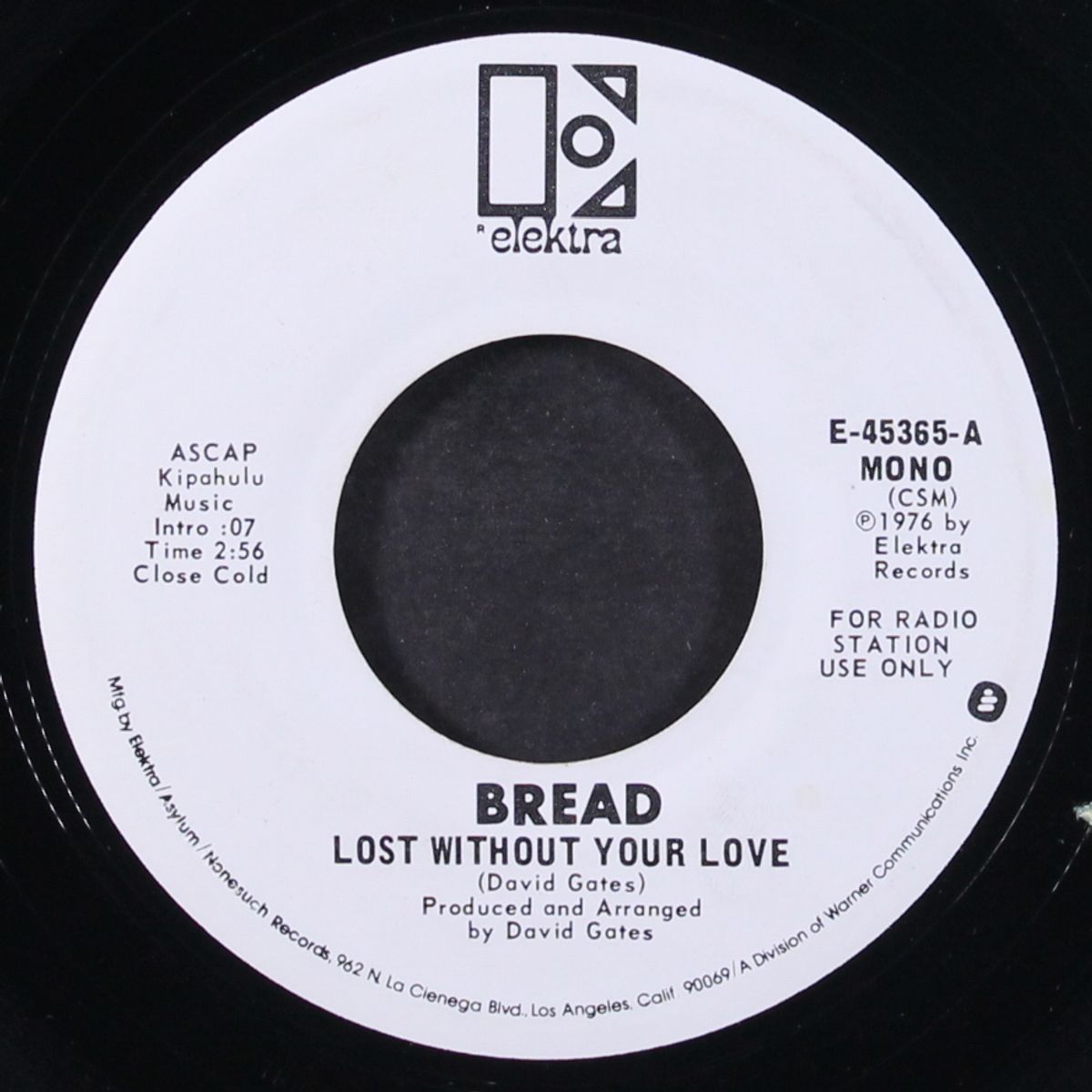 lost without your love by BREAD