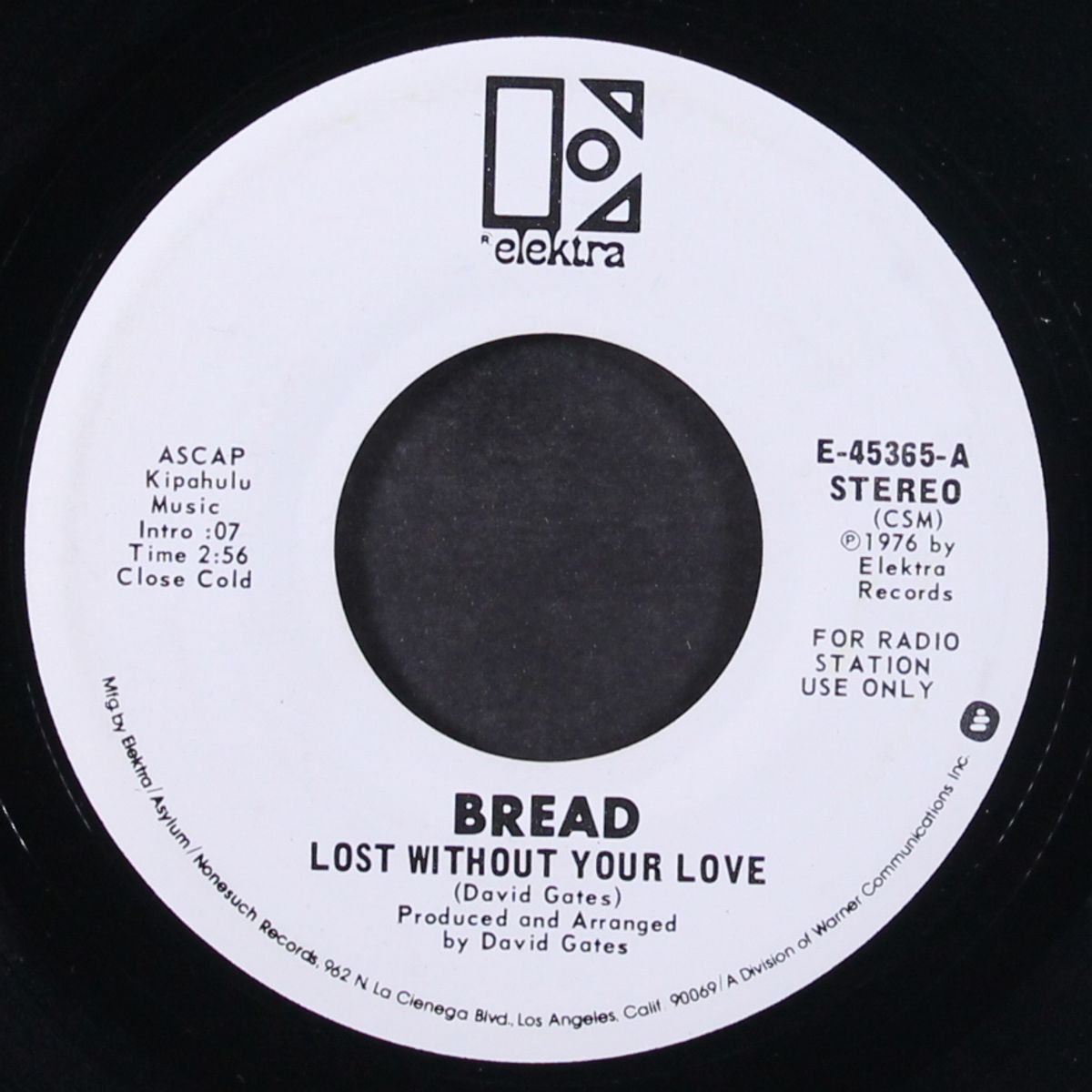 lost without your love by BREAD