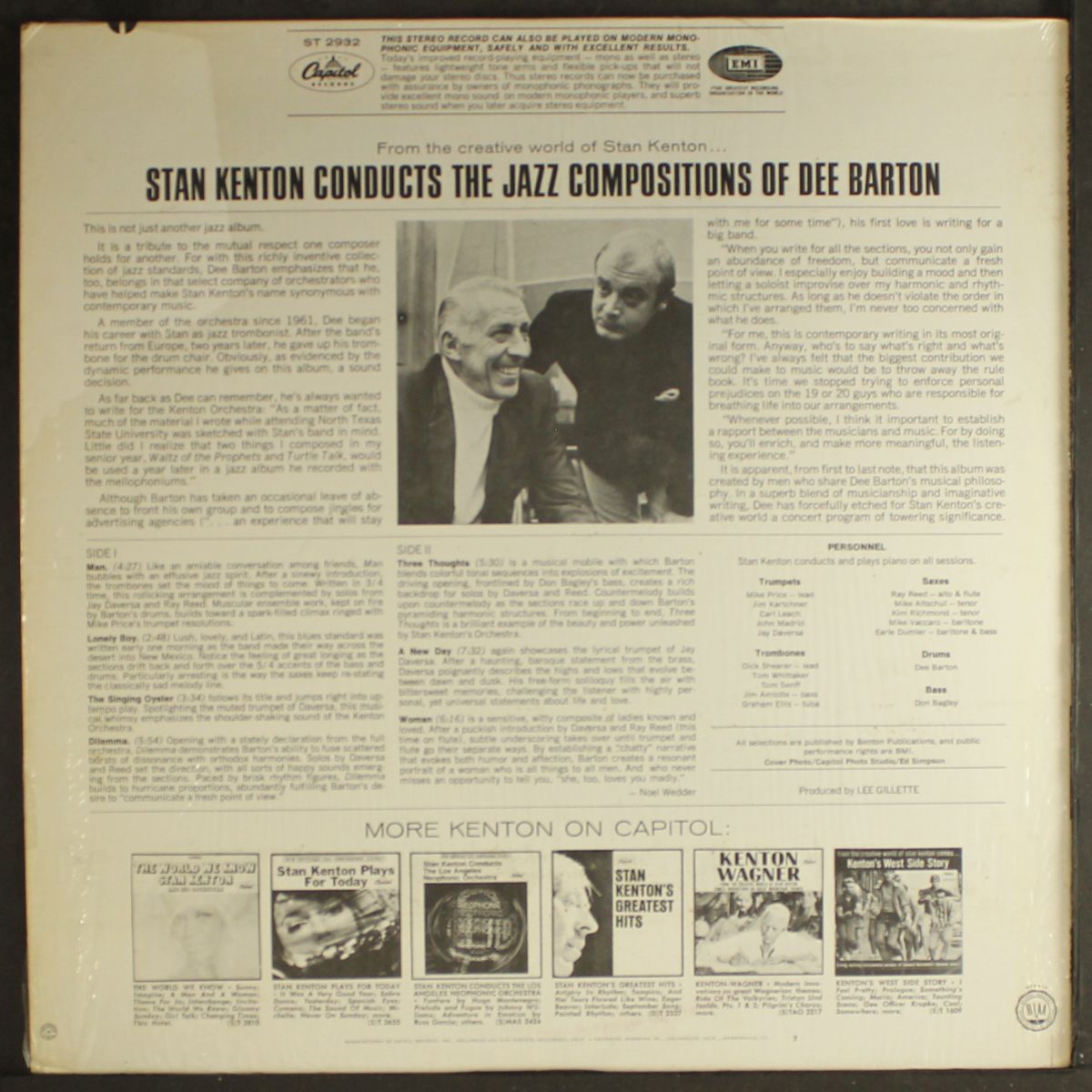 the jazz compositions of dee barton by STAN KENTON