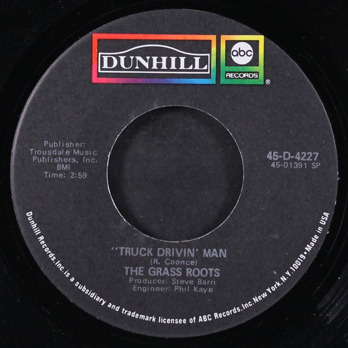 walking through the country / truck drivin' man by GRASS ROOTS