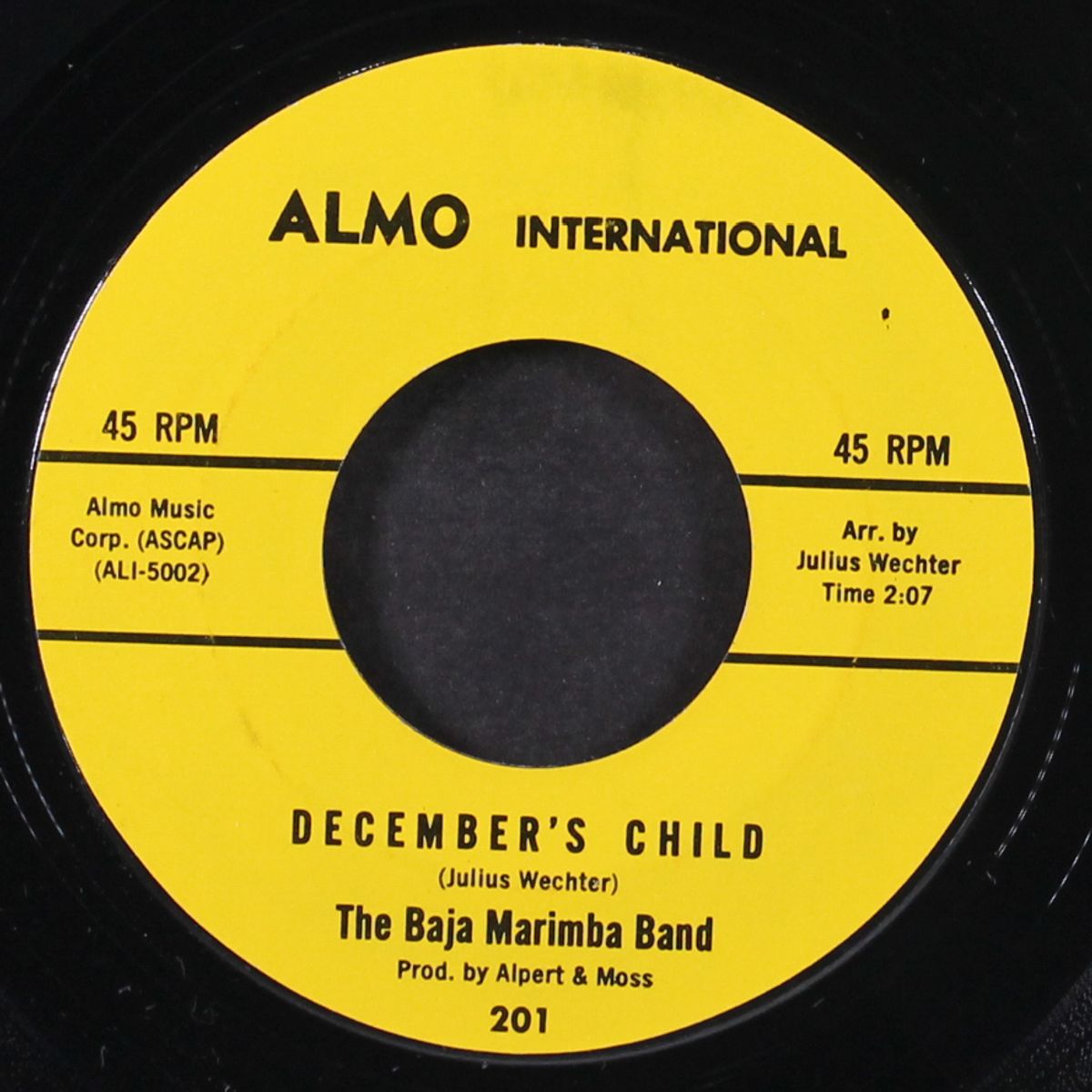 comin' in the back door / december's child by BAJA MARIMBA BAND
