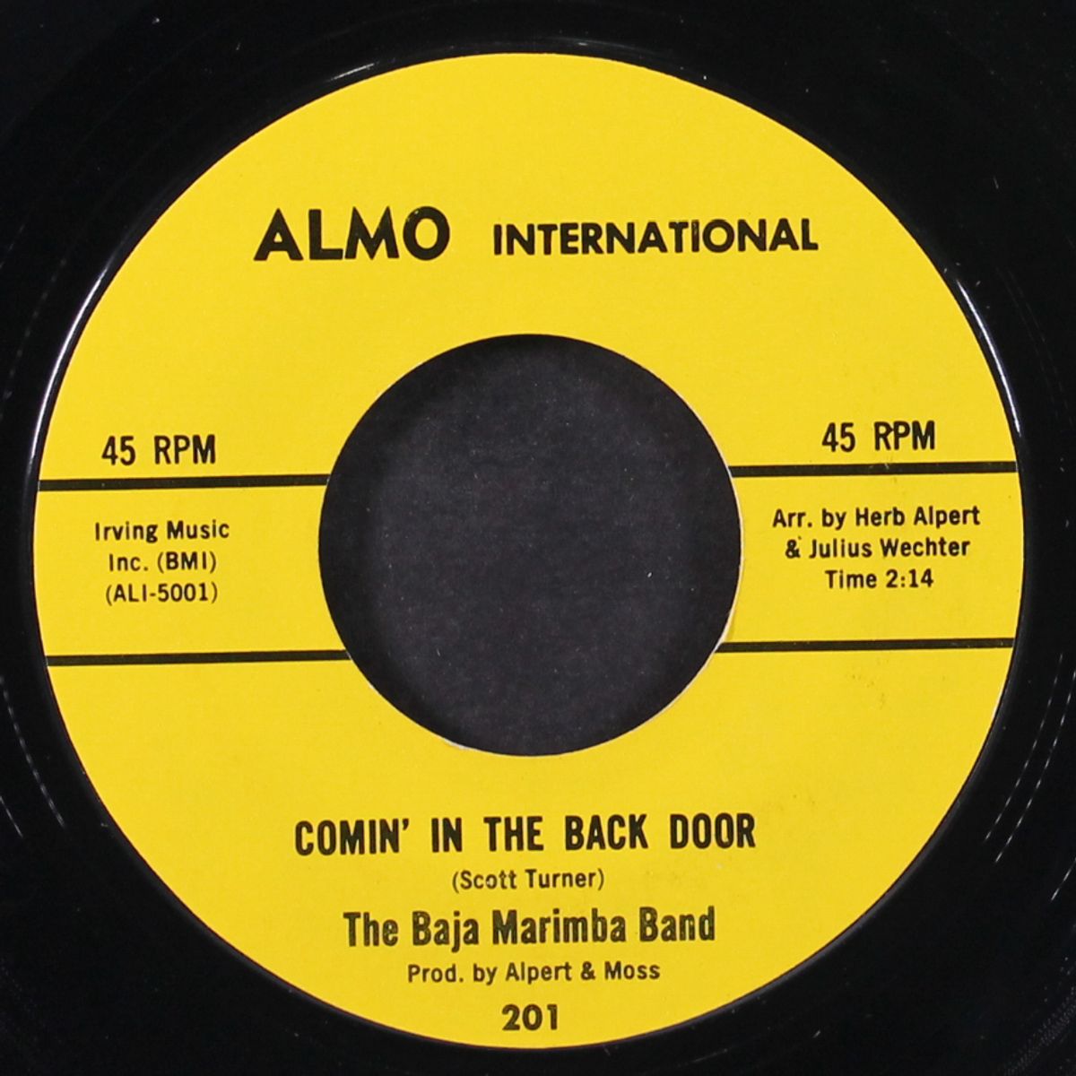 comin' in the back door / december's child by BAJA MARIMBA BAND