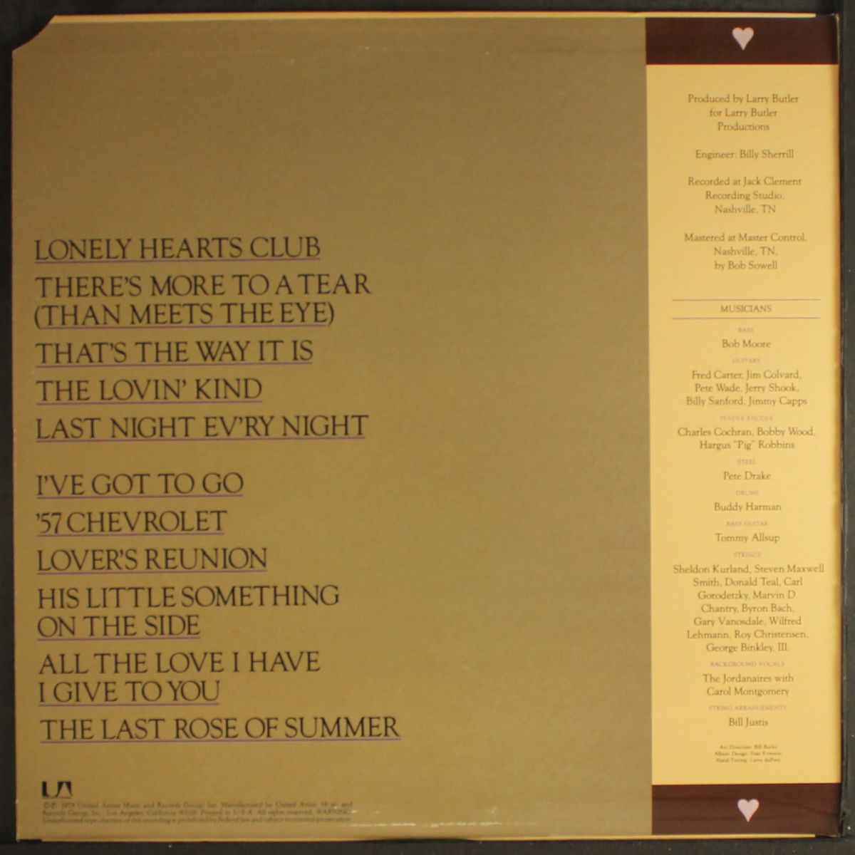 lonely hearts club by BILLIE JO SPEARS