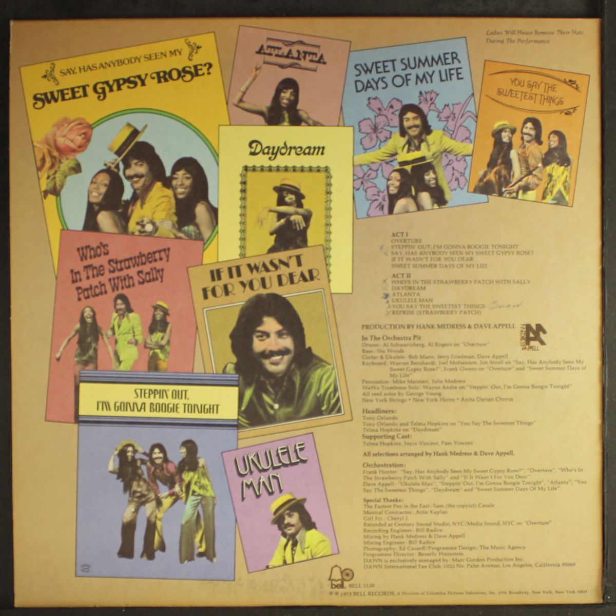 new ragtime follies by TONY ORLANDO & DAWN