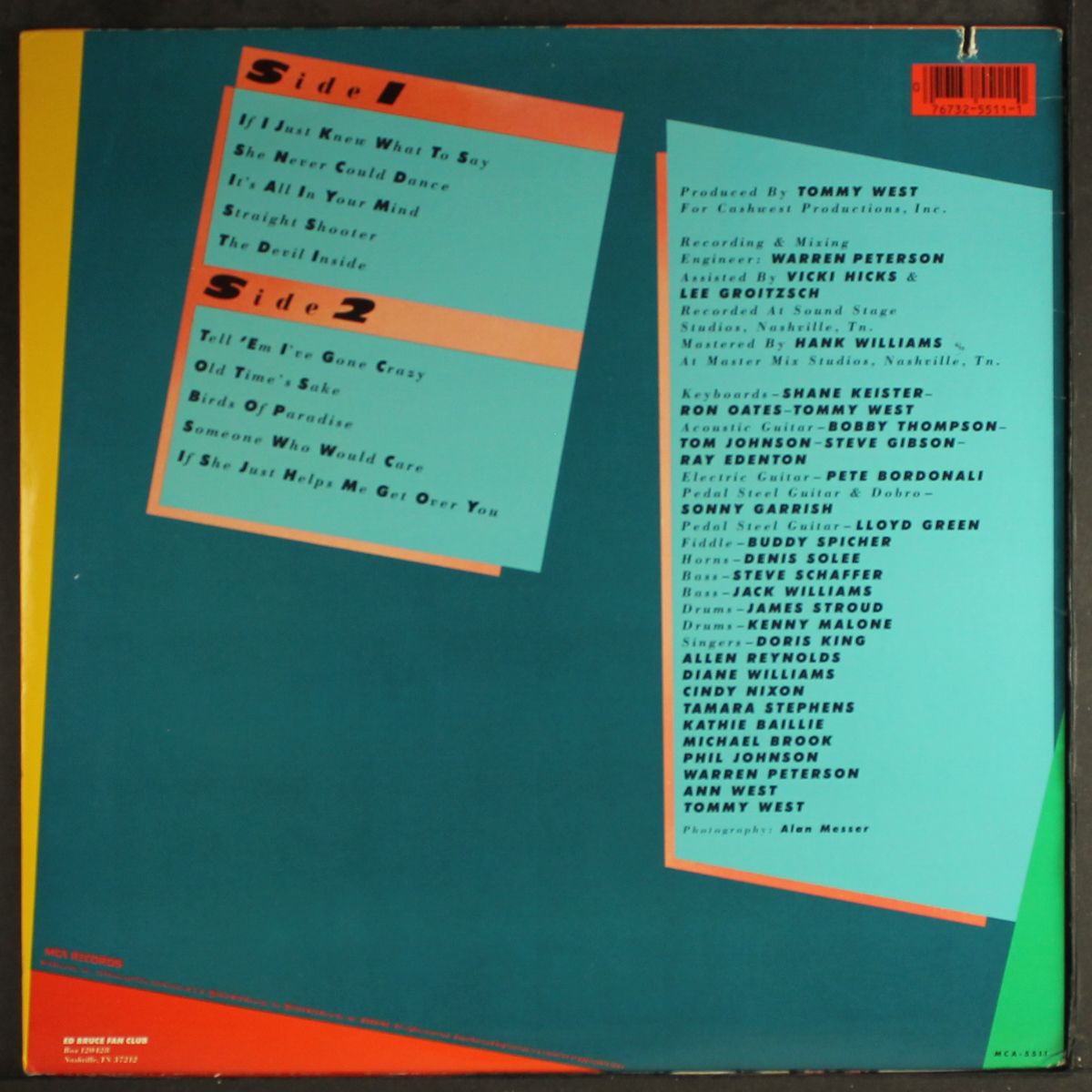 tell 'em i've gone crazy by ED BRUCE