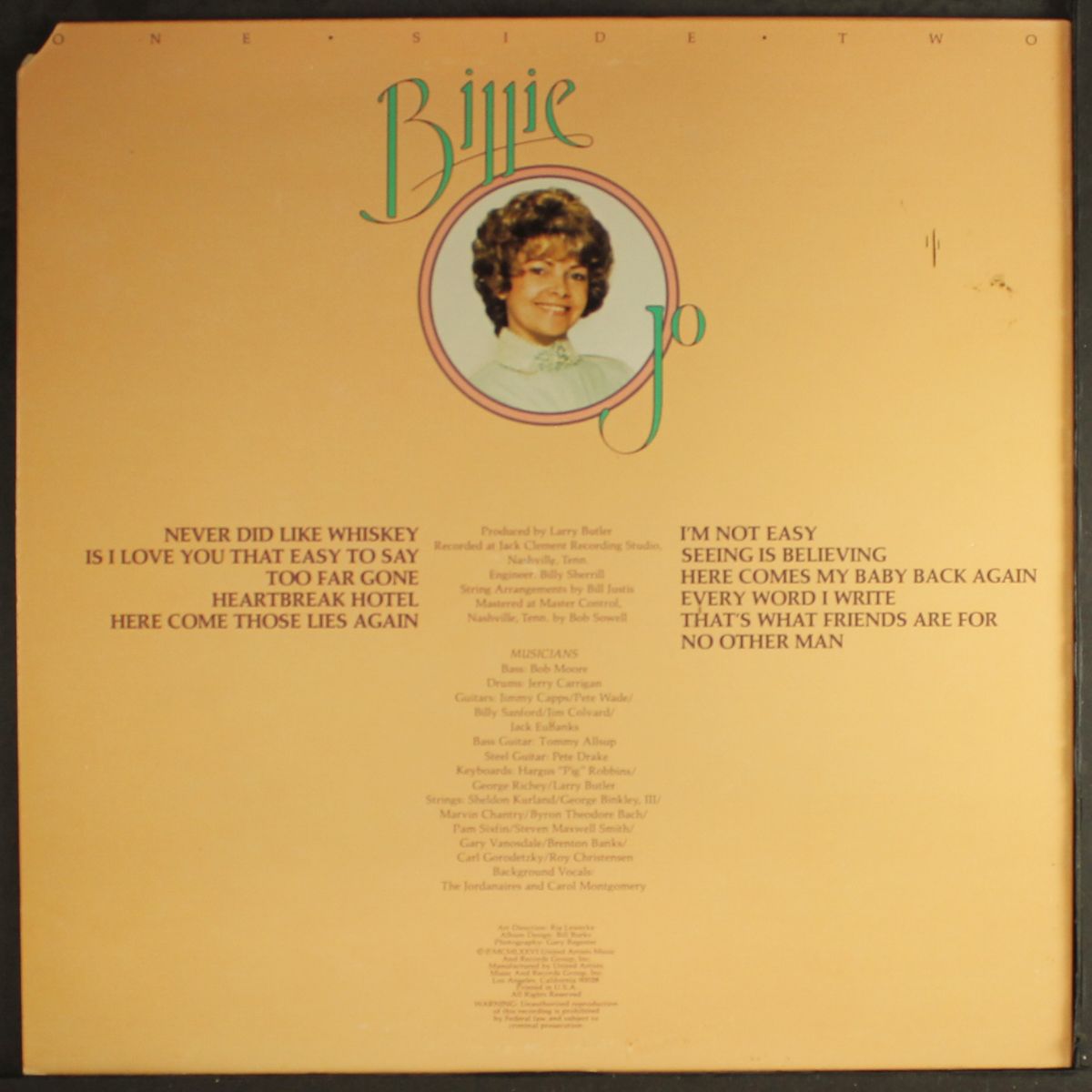 i'm not easy by BILLIE JO SPEARS