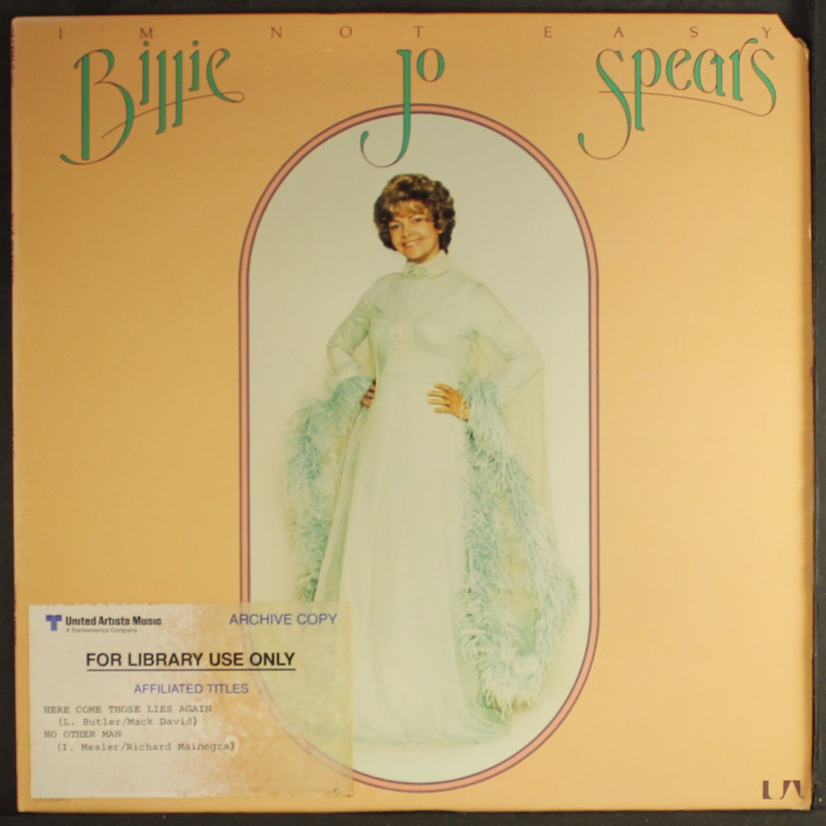 i'm not easy by BILLIE JO SPEARS