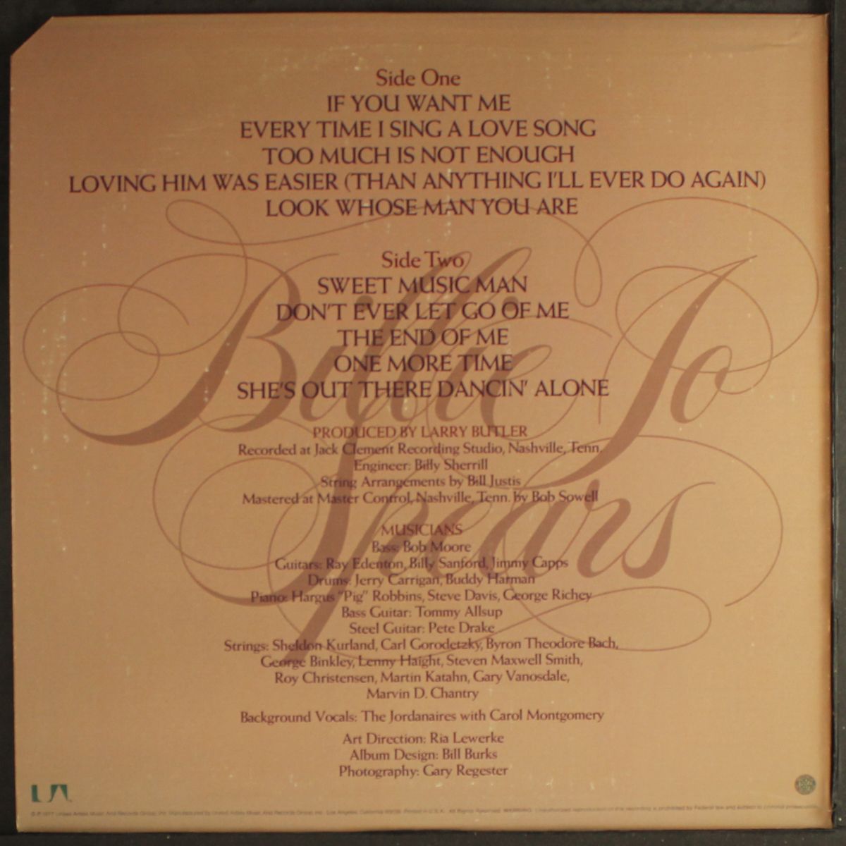 if you want me by BILLIE JO SPEARS