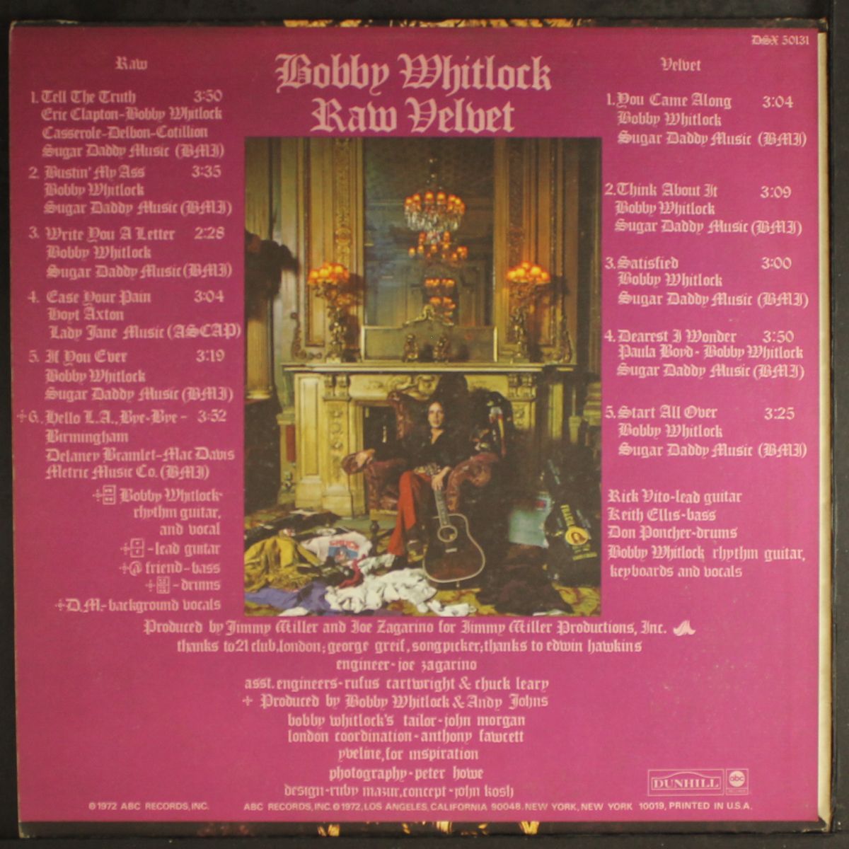 raw velvet by BOBBY WHITLOCK