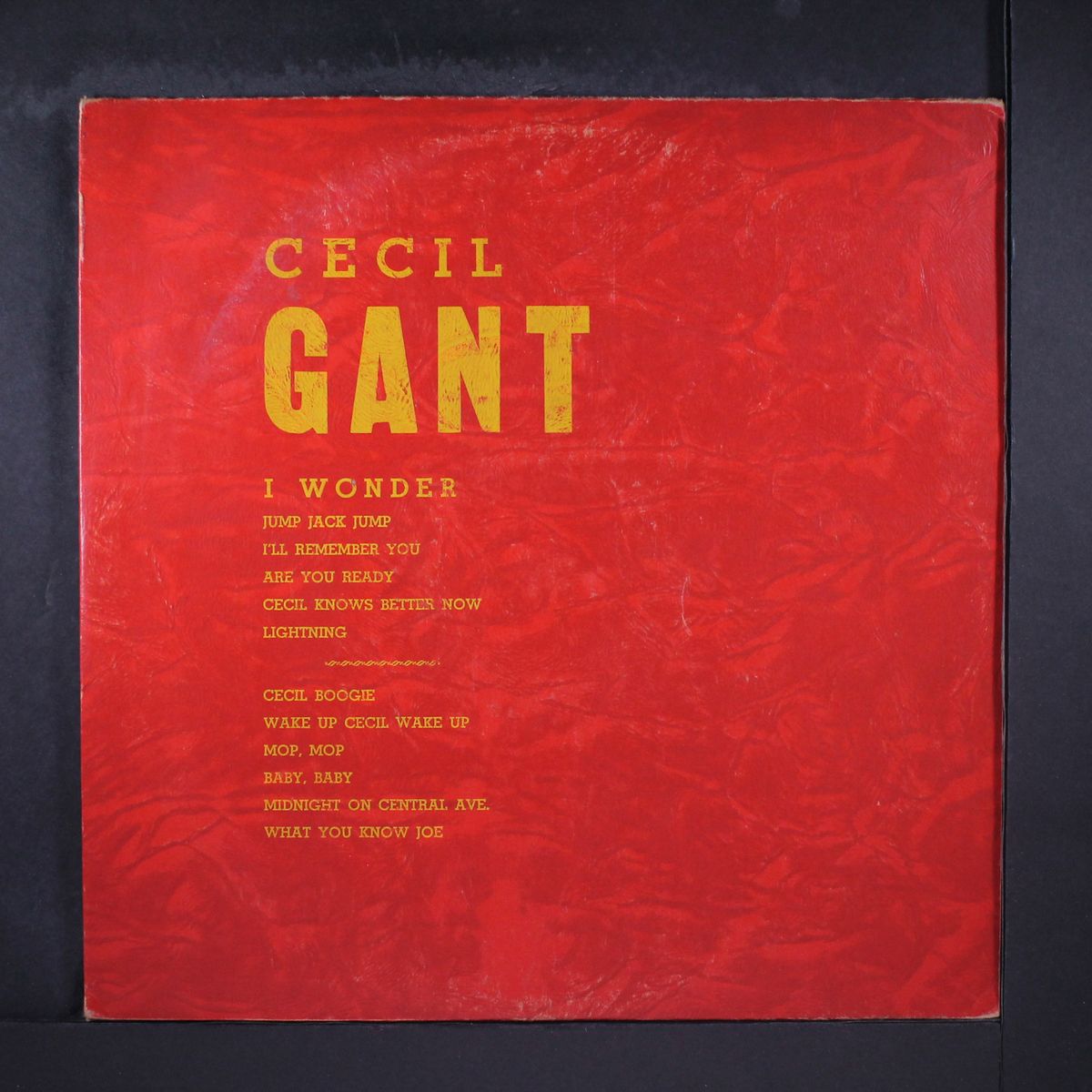 i wonder by CECIL GANT