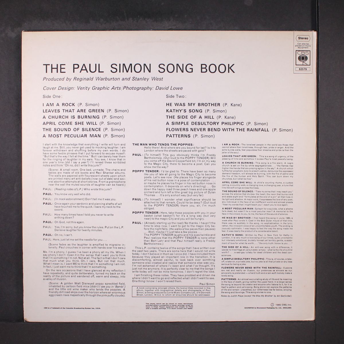 the paul simon songbook by PAUL SIMON