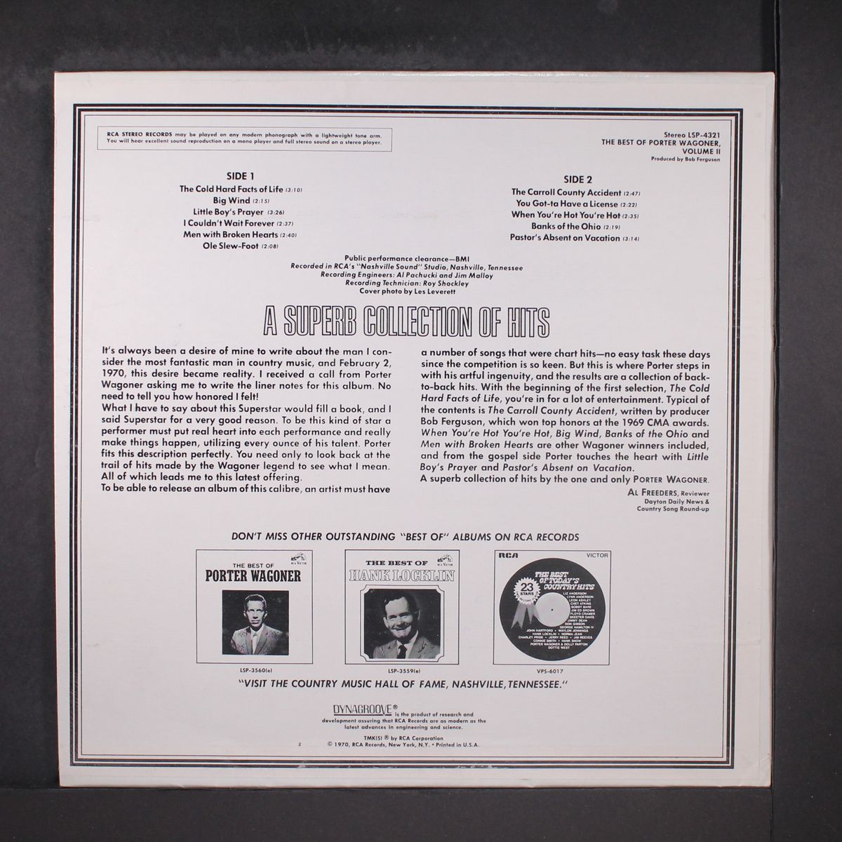 best of, vol. 2 by PORTER WAGONER