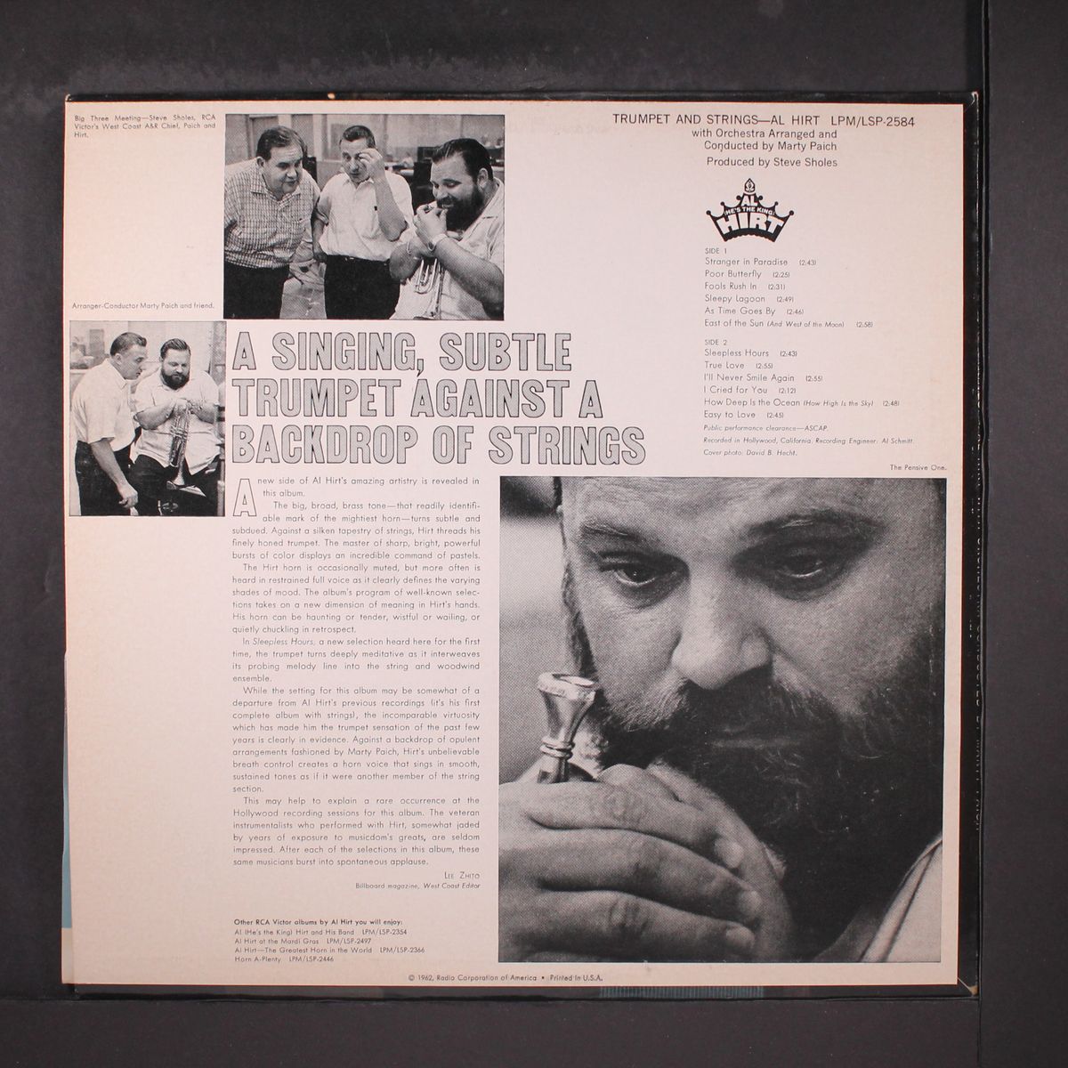 trumpet and strings by AL HIRT