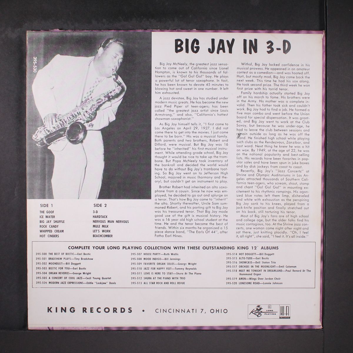 big jay in 3-d by BIG JAY MCNEELY
