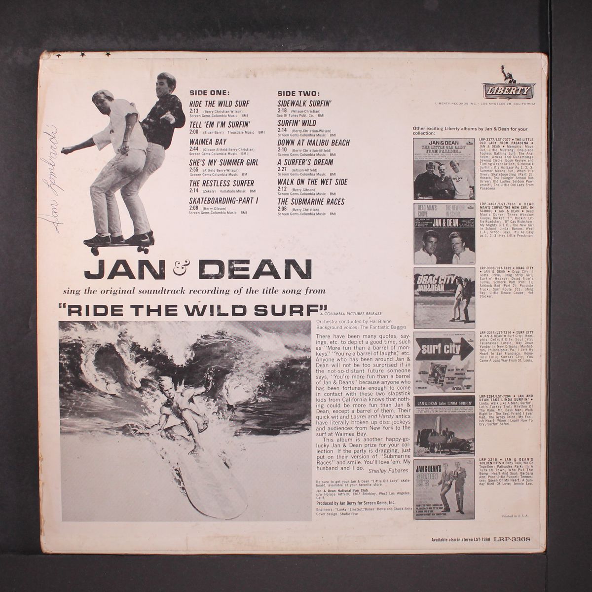 ride the wild surf (soundtrack) by JAN & DEAN