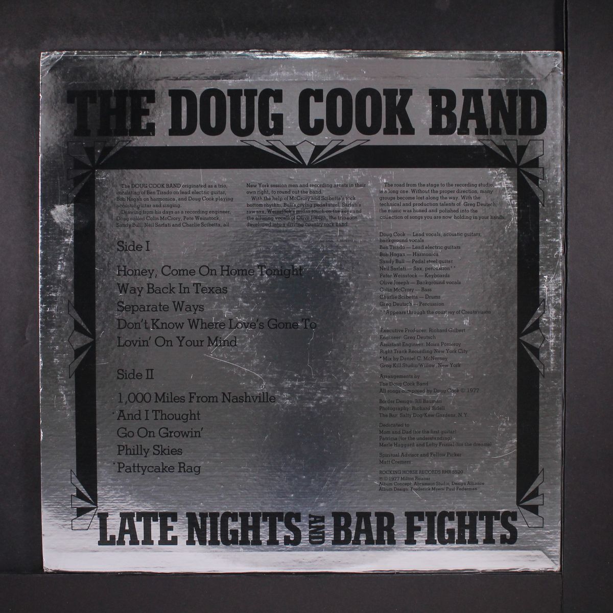 late nights and bar fights by DOUG COOK BAND