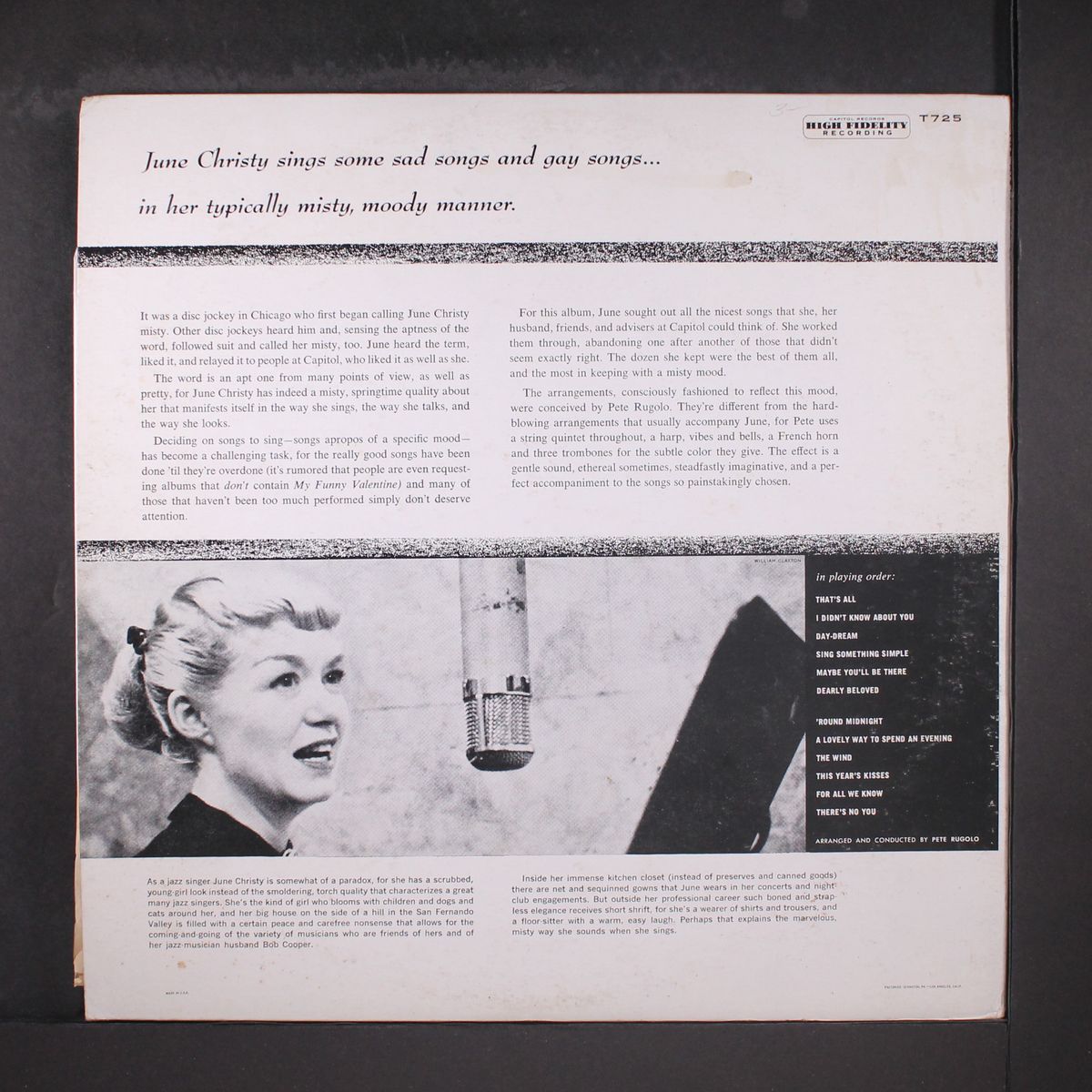 the misty miss christy by JUNE CHRISTY