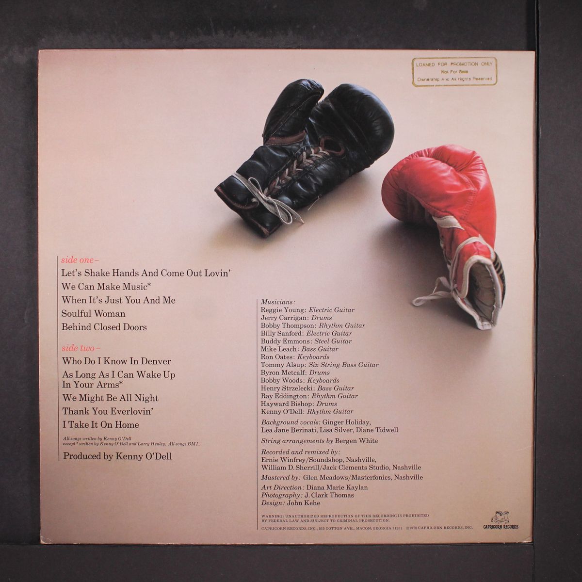 let's shake hands & come out lovin' by KENNY O'DELL