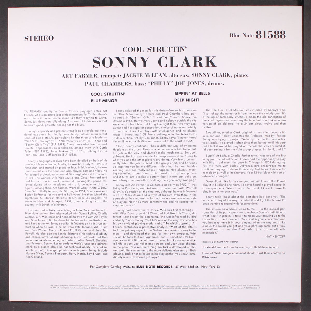 cool struttin' by SONNY CLARK