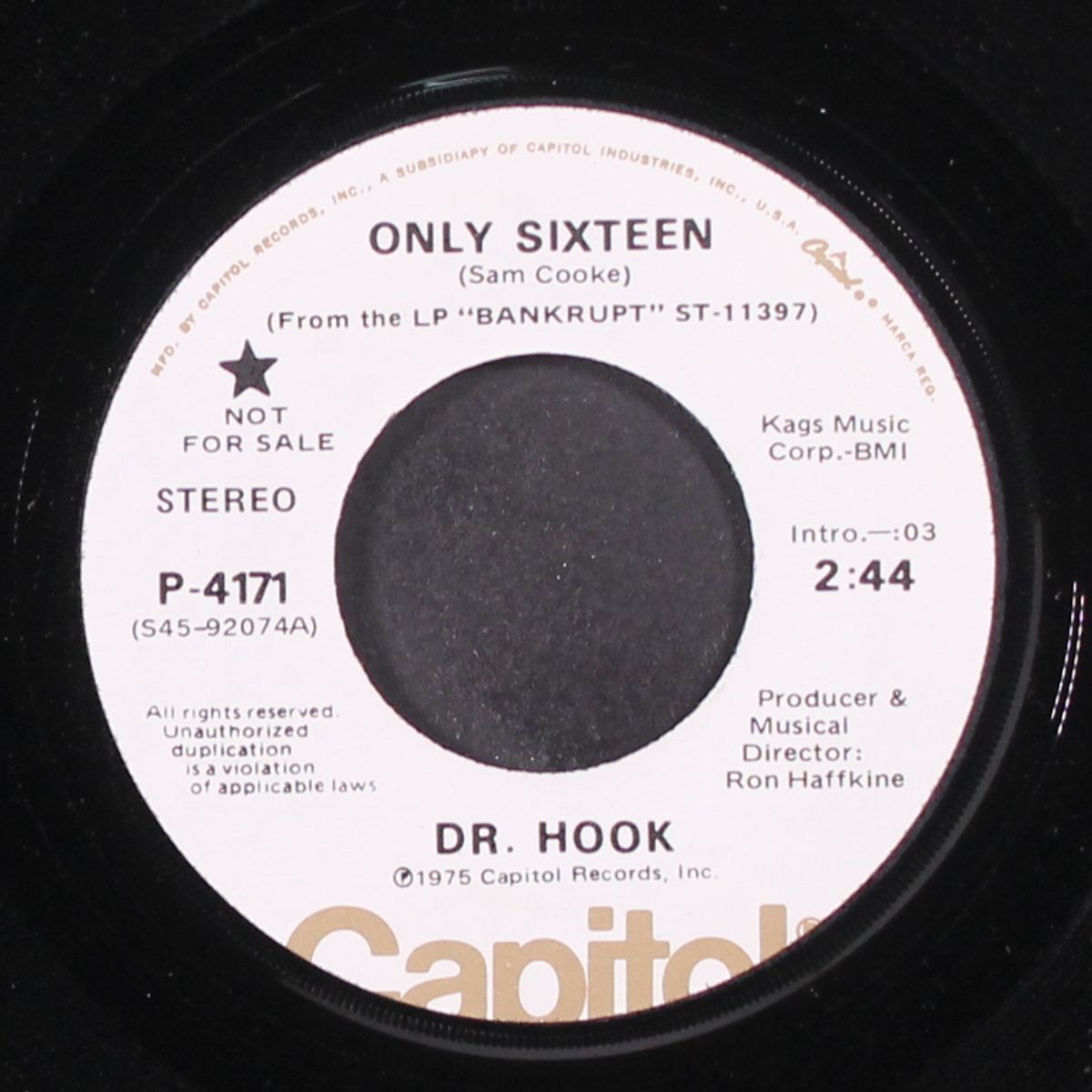 only sixteen / mono by DR. HOOK