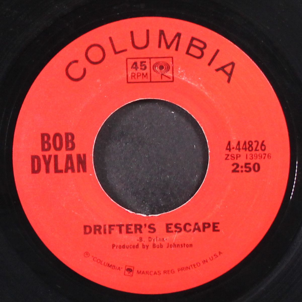 i threw it all away / drifter's escape by BOB DYLAN