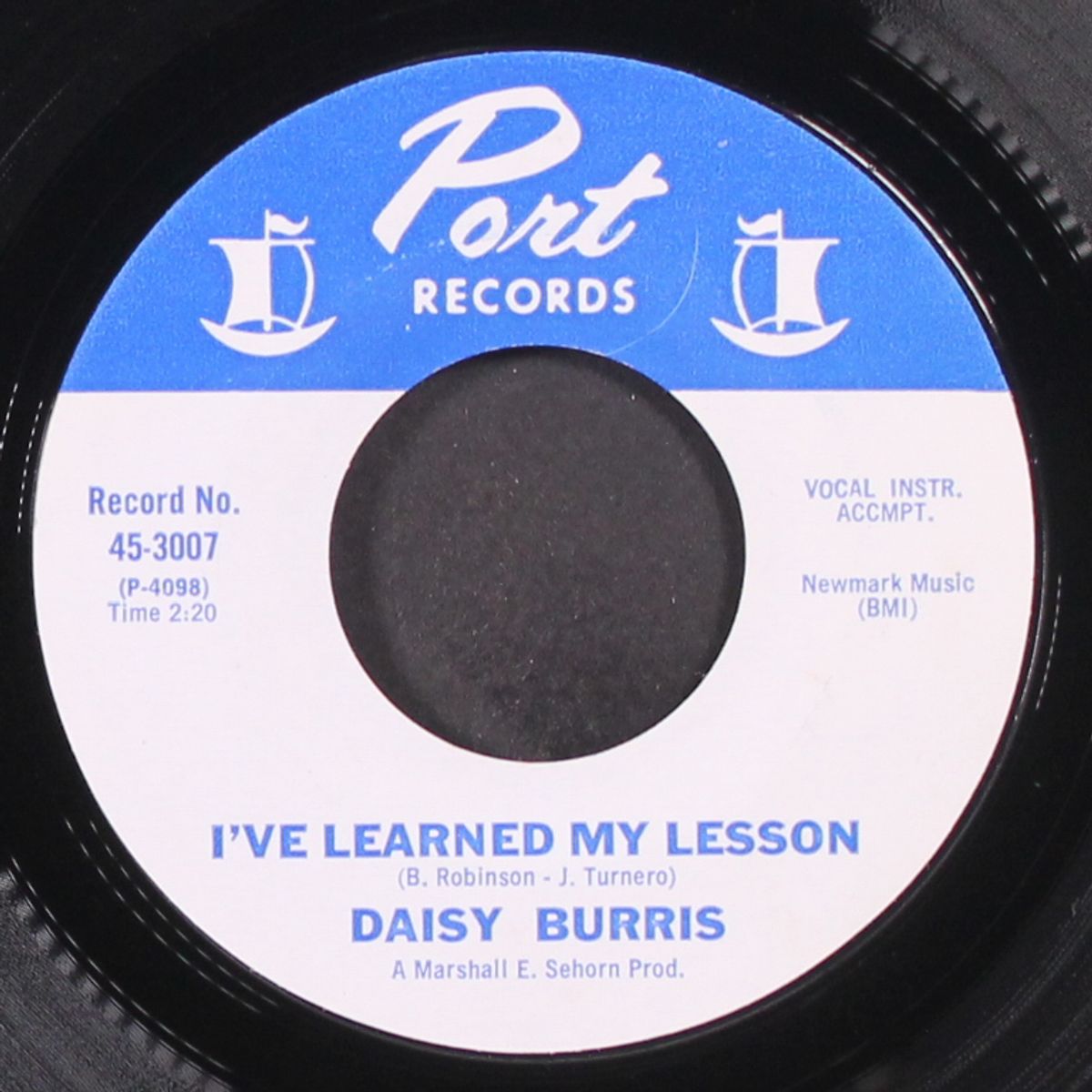take the same thing / i've learned my lesson by DAISY BURRIS