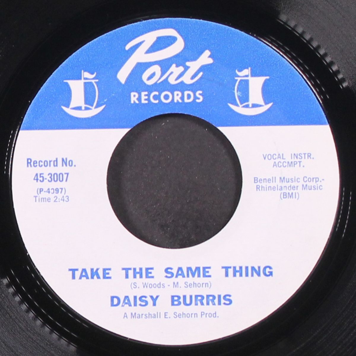 take the same thing / i've learned my lesson by DAISY BURRIS