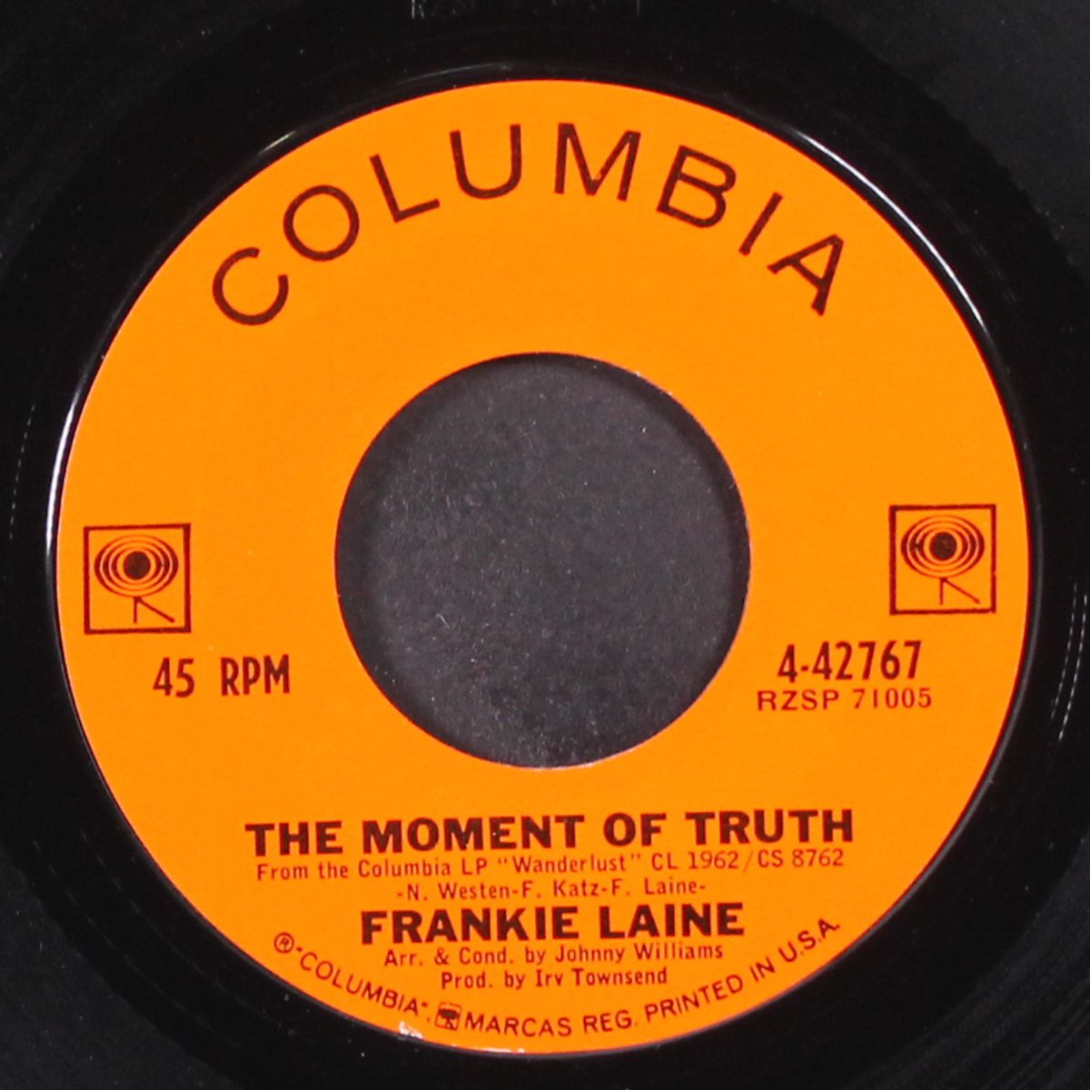 don't make my baby blue / the moment of truth by FRANKIE LAINE