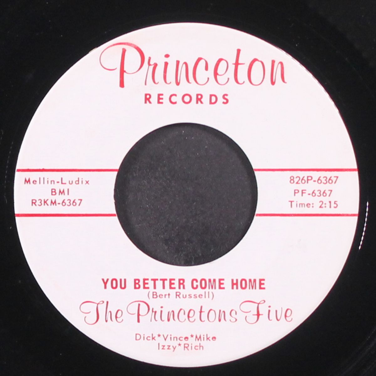 you better come home / new orleans by PRINCETONS FIVE