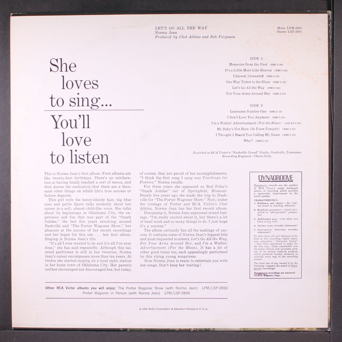 let's go all the way by NORMA JEAN
