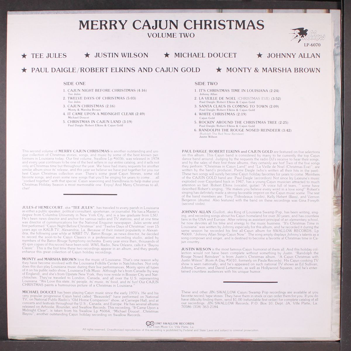 merry cajun christmas, vol. 2 by VARIOUS