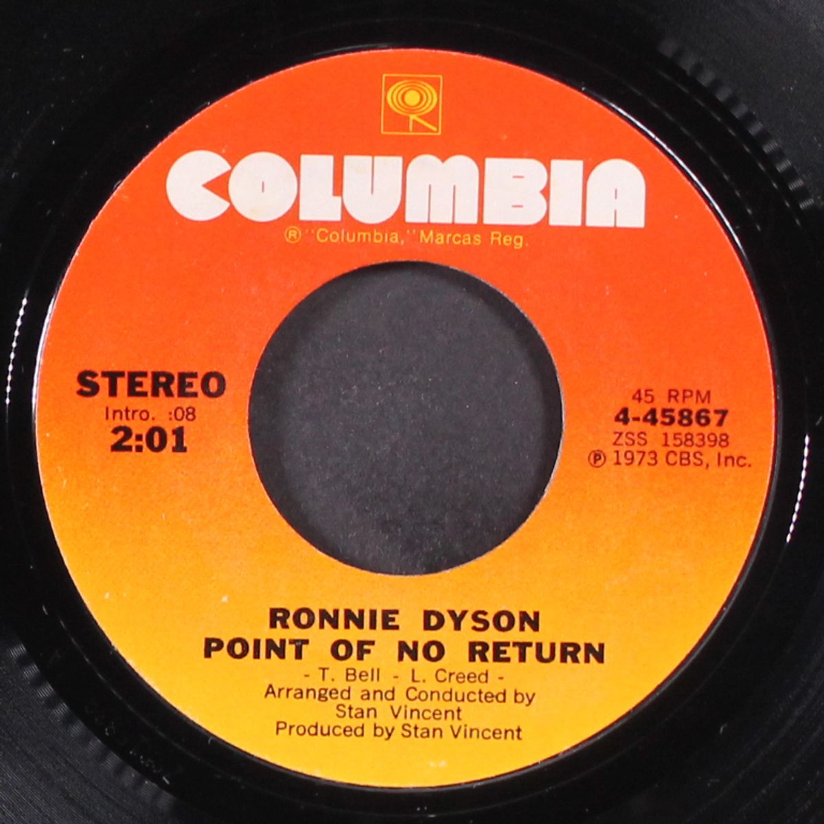just don't want to be lonely / point of no return by RONNIE DYSON