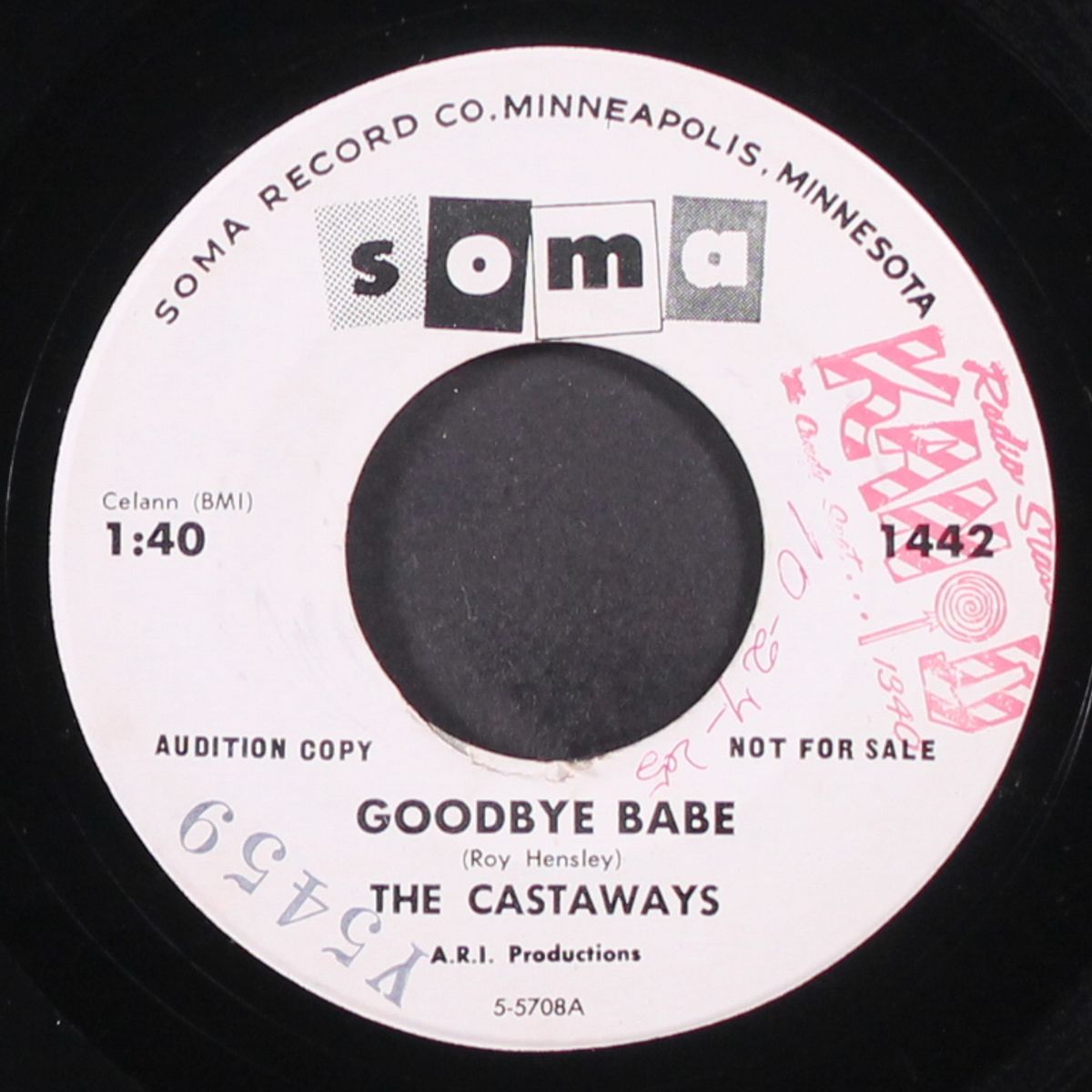 goodbye babe / a man's gotta be a man by CASTAWAYS