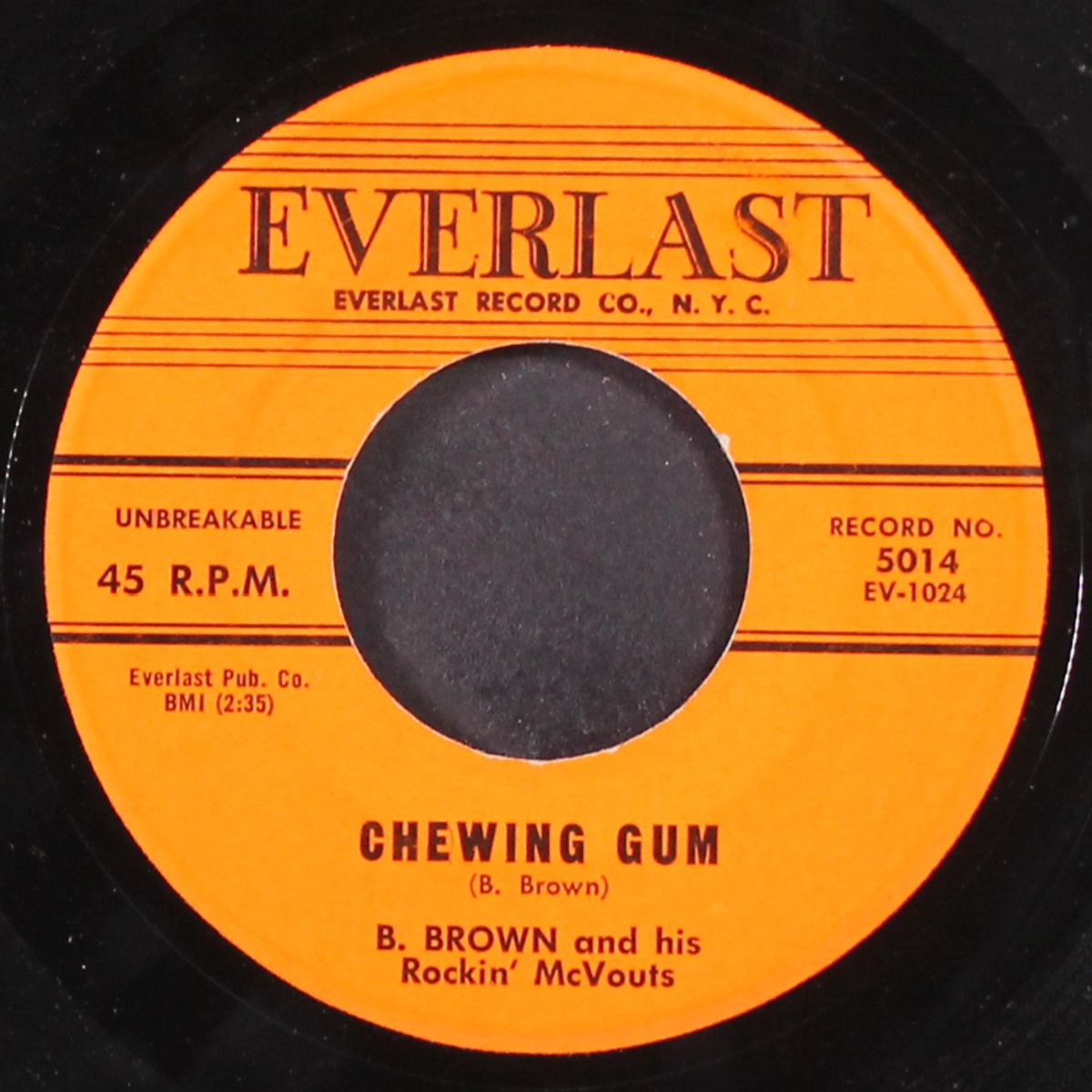 rockin with b / chewing gum by B. BROWN
