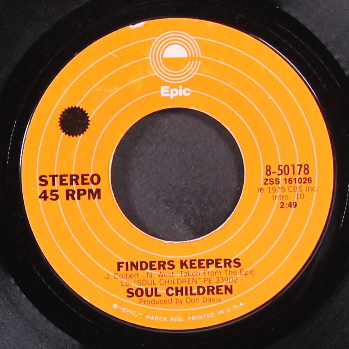 finders keepers / midnight sunshine by SOUL CHILDREN