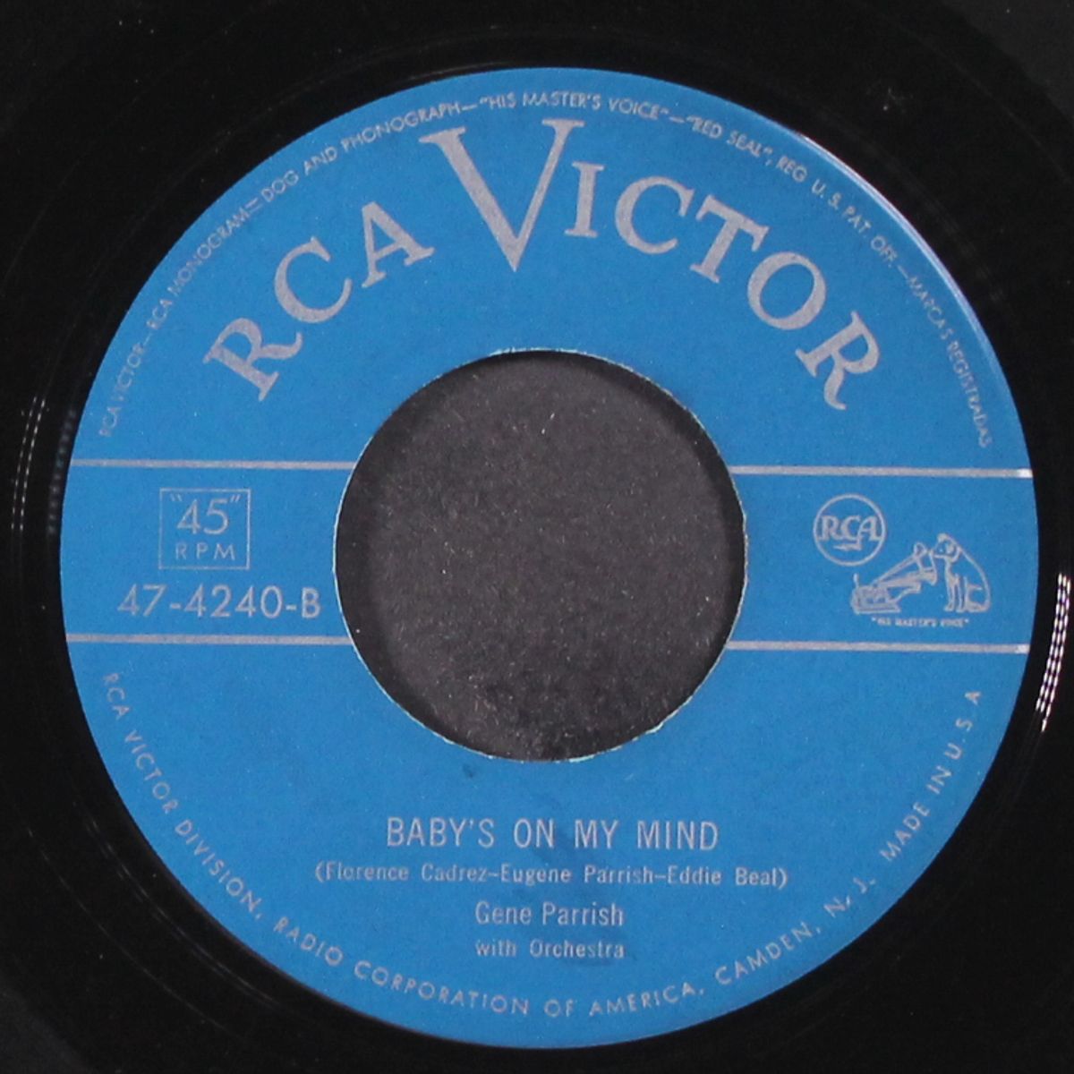 dream blues / baby's on my mind by GENE PARRISH