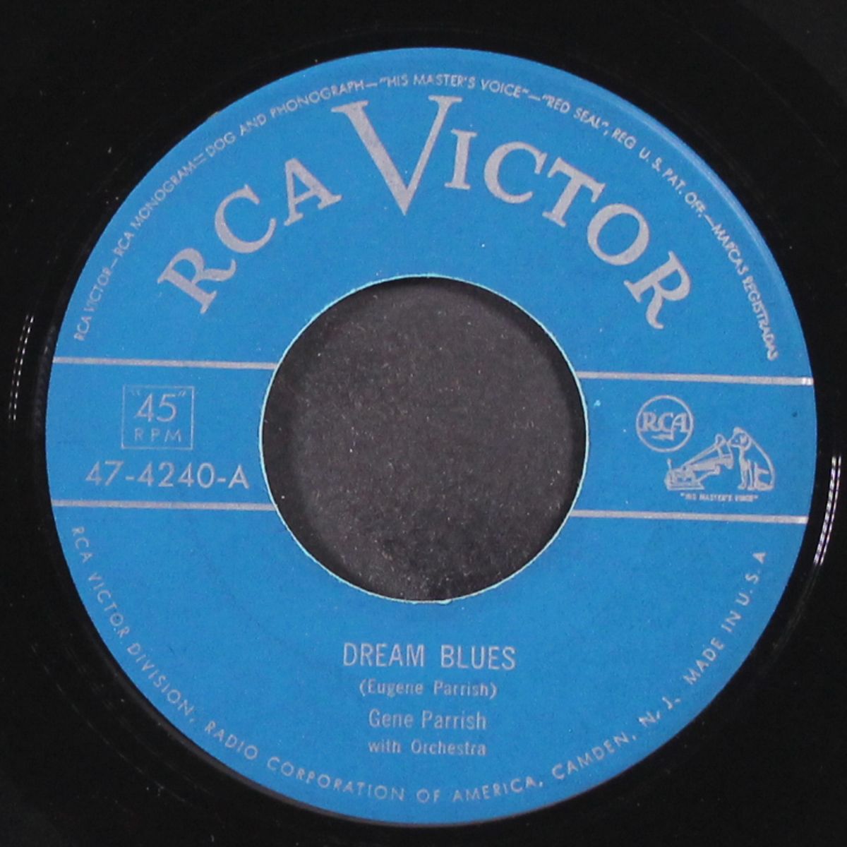 dream blues / baby's on my mind by GENE PARRISH