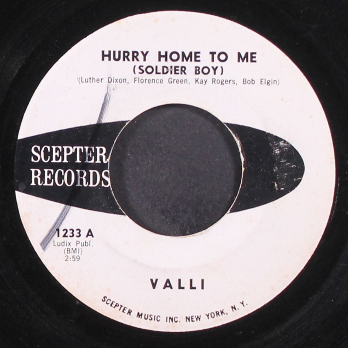 hurry home to me / jimmy's in a hurry by VALLI