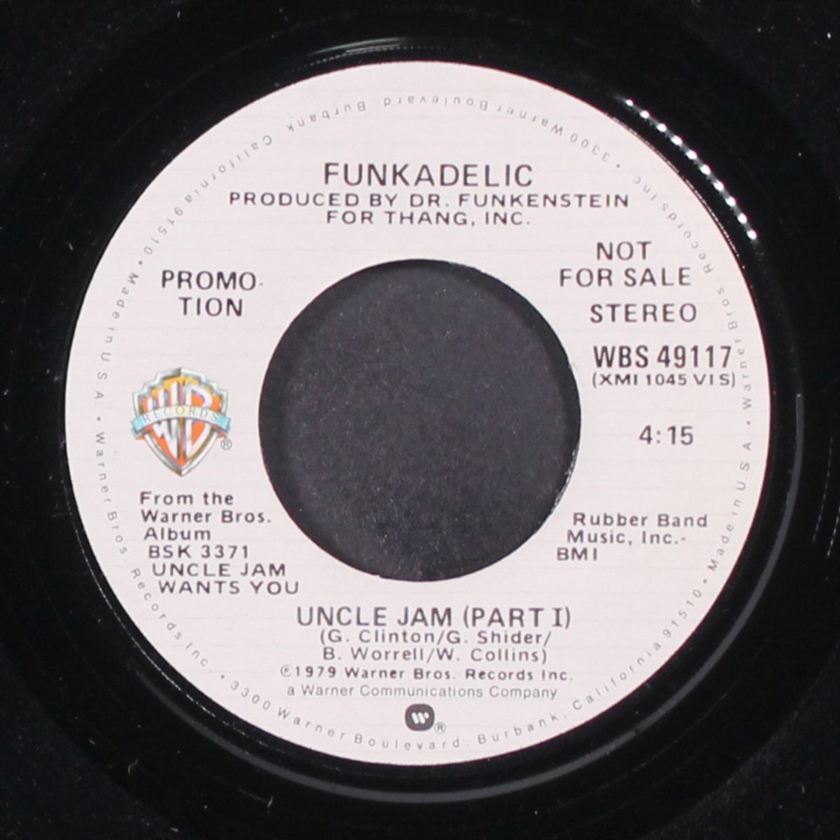 uncle jam (part i) / mono by FUNKADELIC