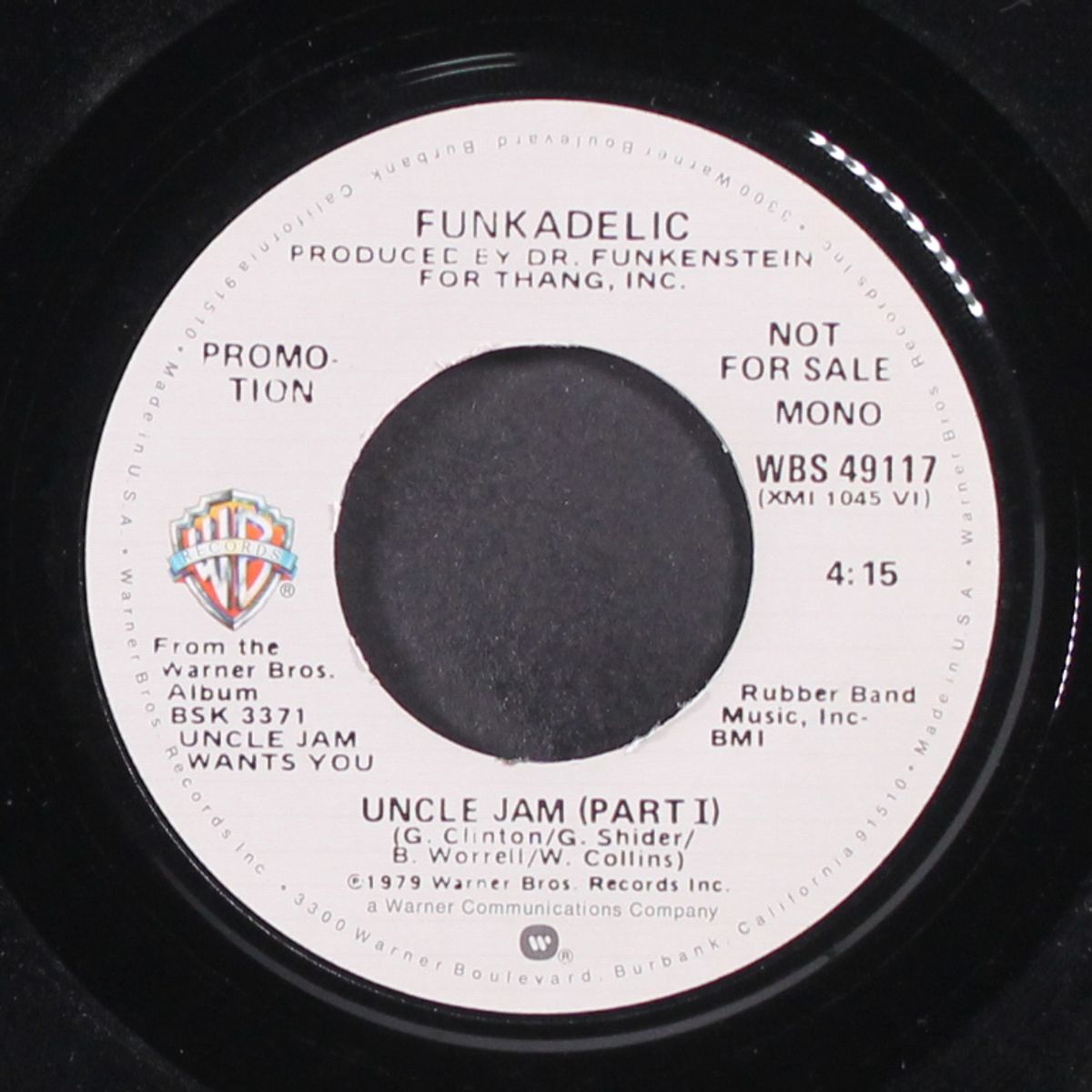 uncle jam (part i) / mono by FUNKADELIC