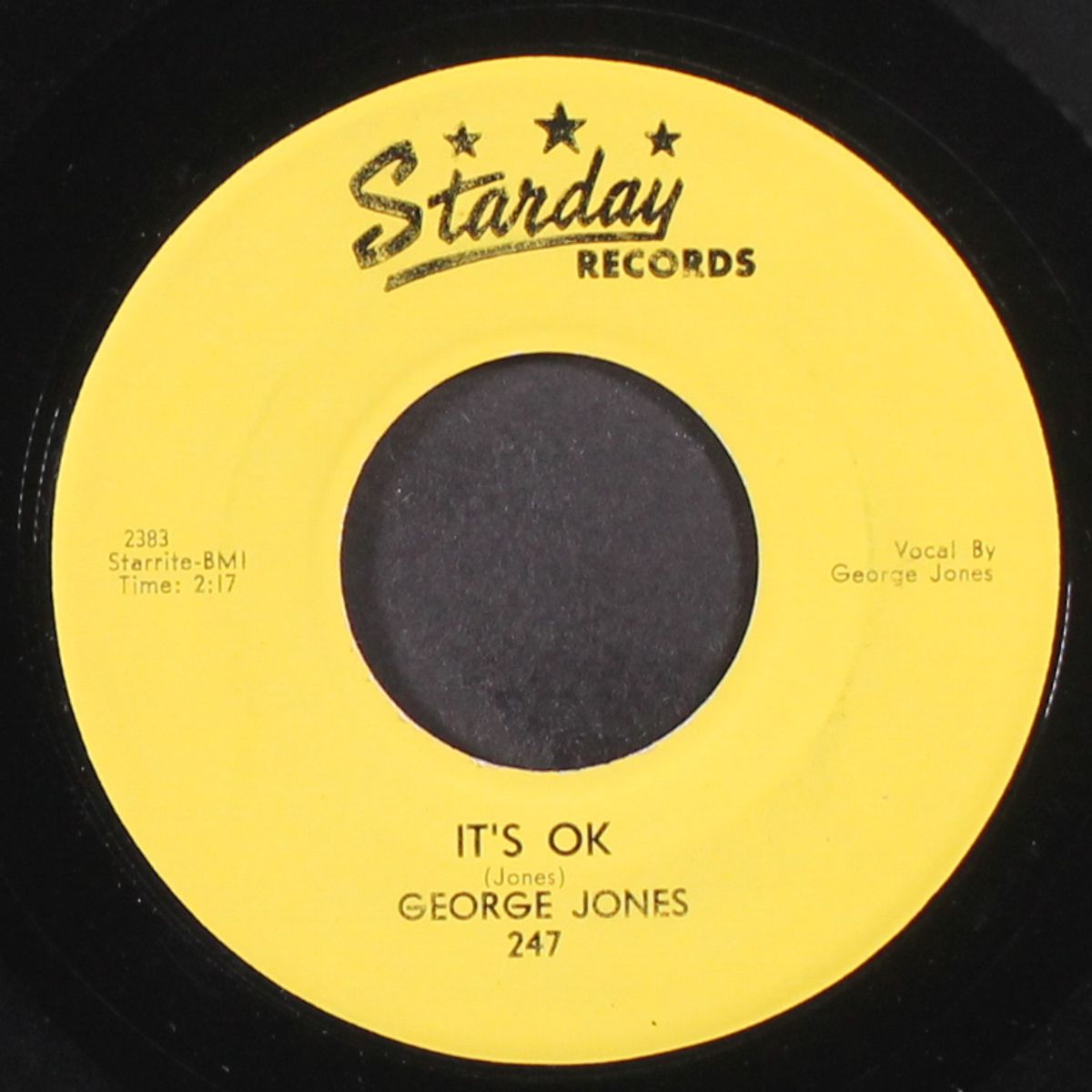you gotta be my baby / it's ok by GEORGE JONES