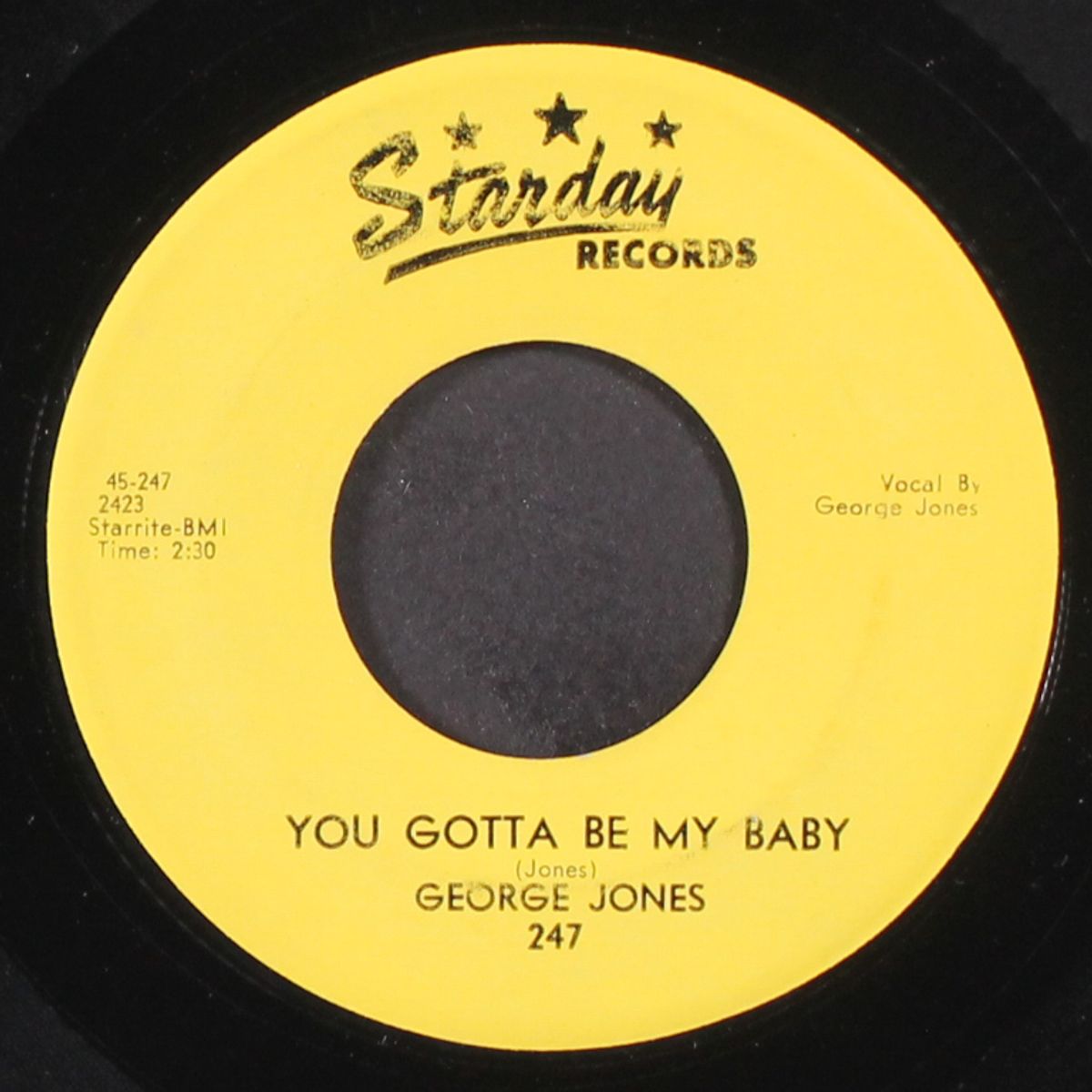you gotta be my baby / it's ok by GEORGE JONES