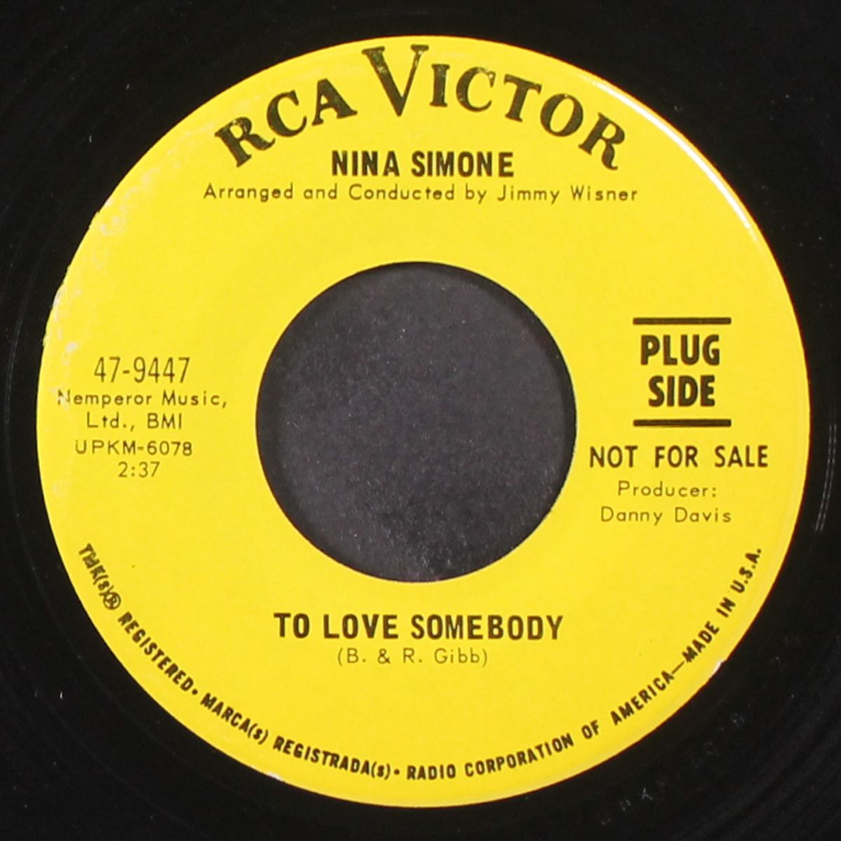 to love somebody / i can't see nobody by NINA SIMONE