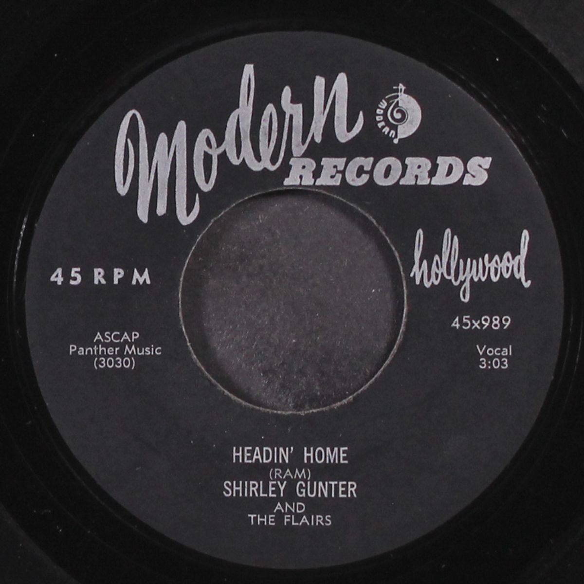 i want you / headin' home by SHIRLEY GUNTER & FLAIRS