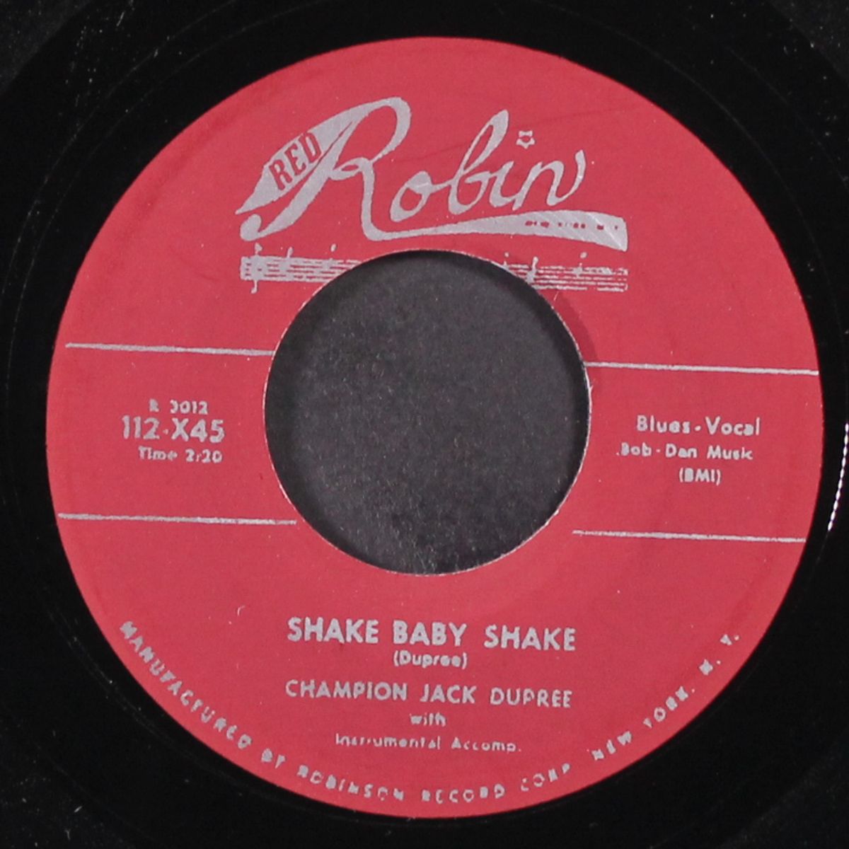 shake baby shake / highway blues by CHAMPION JACK DUPREE