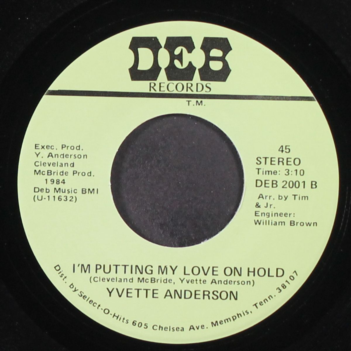 am i gonna be the one / i'm putting my love on hold by YVETTE ANDERSON